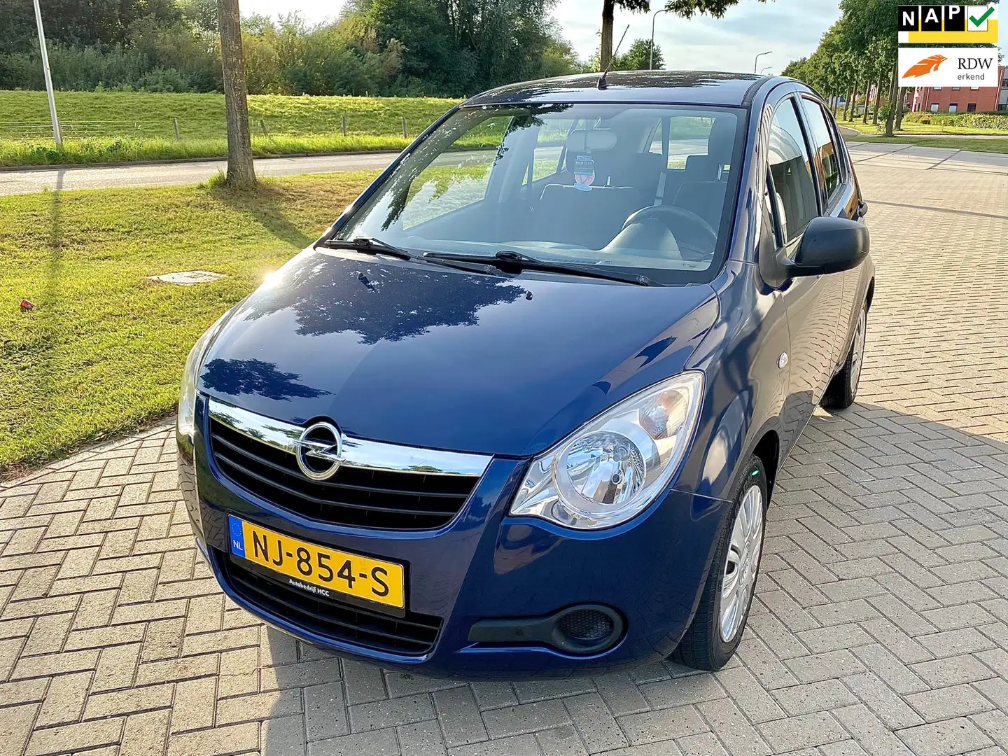 Opel Agila 1.2 Edition 5-deurs N.A.P Blauw - 1