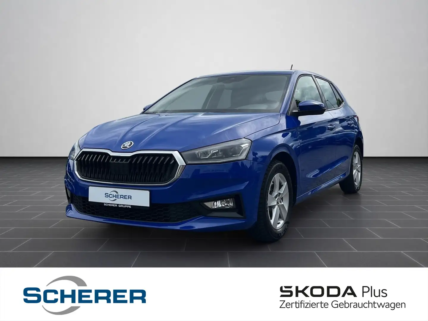 Skoda Fabia 1.0 TSI DSG Ambition Navi, ACC, SHZ, LED, Blau - 1