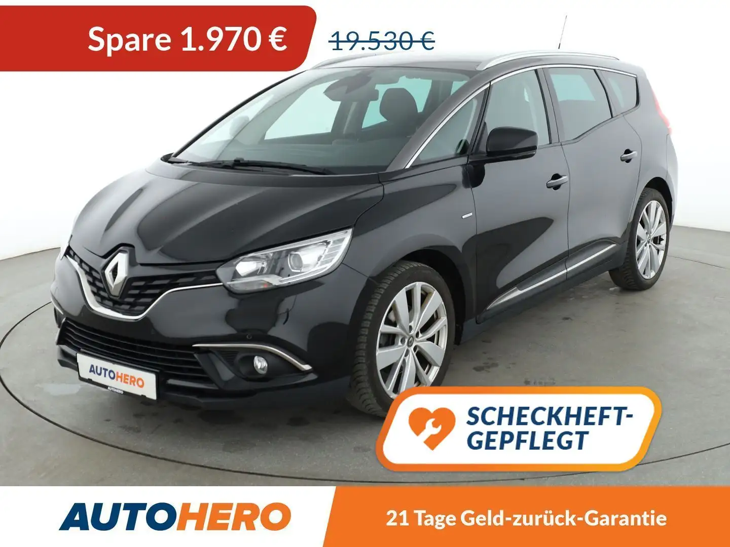 Renault Grand Scenic 1.7 Blue dCi Limited Aut.*NAV*TEMPO*PDC*SHZ*AHK Schwarz - 1