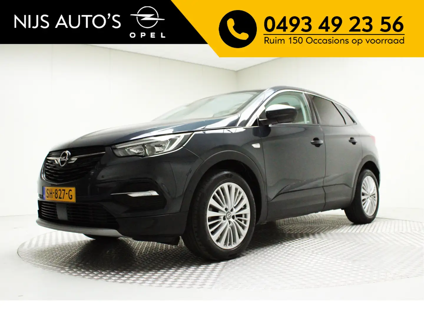 Opel Grandland X 1.2 Turbo Business Exec. | Dealer Onderhouden | Le Gris - 1