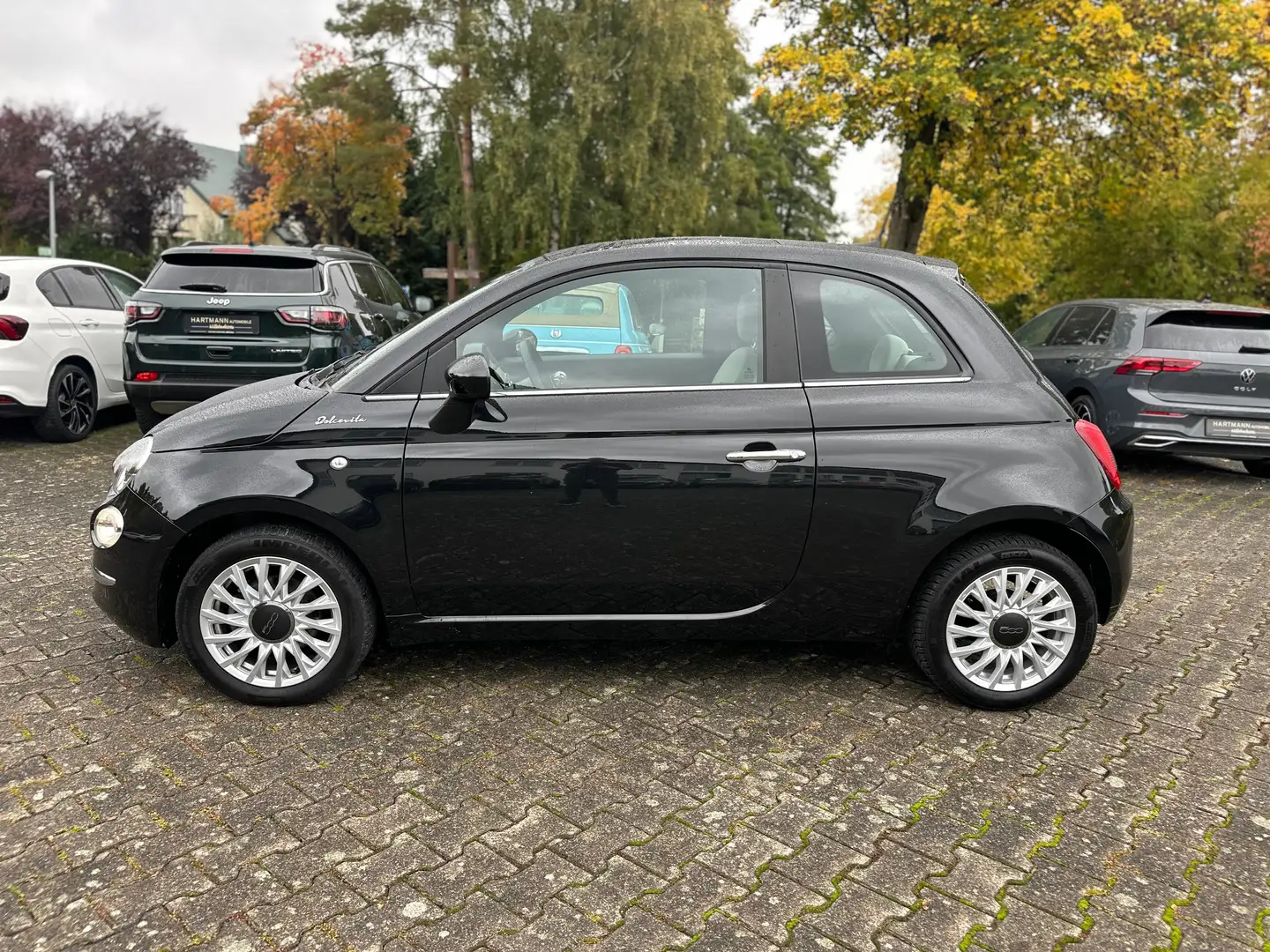 Fiat 500 1.0 Mild-Hybrid Dolcevita Panorama/Klima/CarPlay Nero - 2