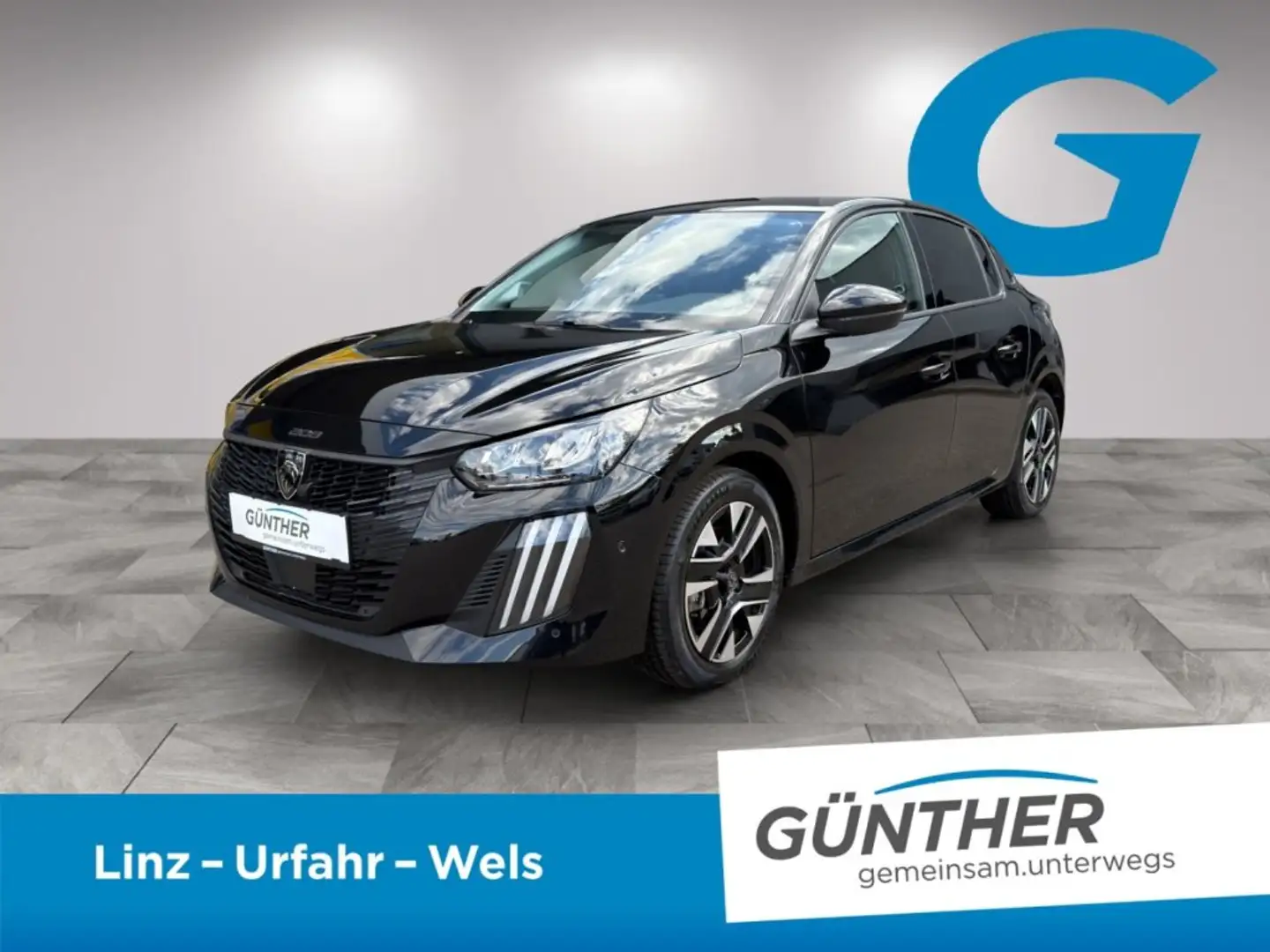 Peugeot 208 ALLURE PureTech 100 6-Gang-Manuell Schwarz - 1