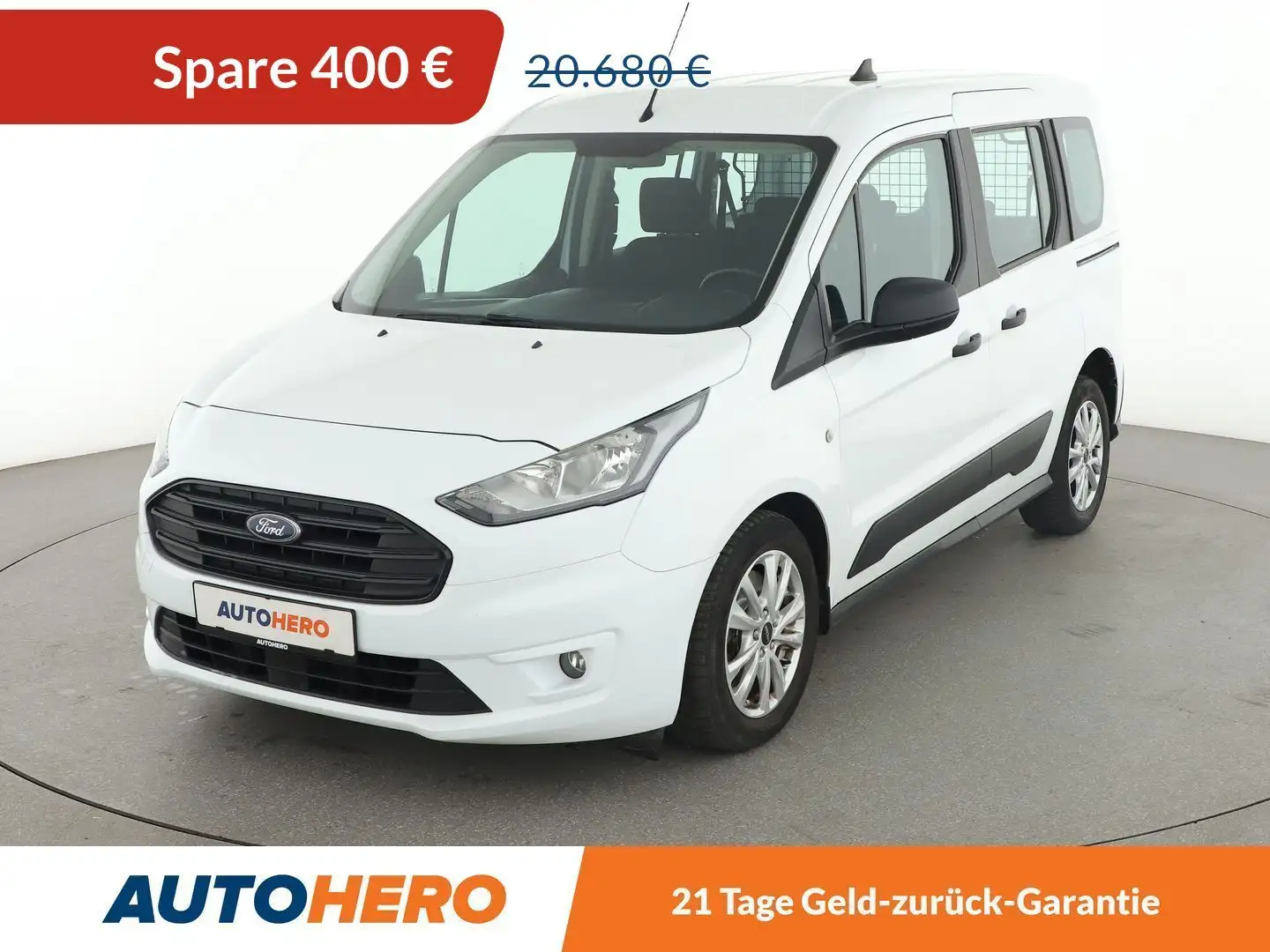Ford Transit Connect 1.5 EcoBlue TDCi Kombi Trend Aut.*AHK*KLIMA* Blanc - 1