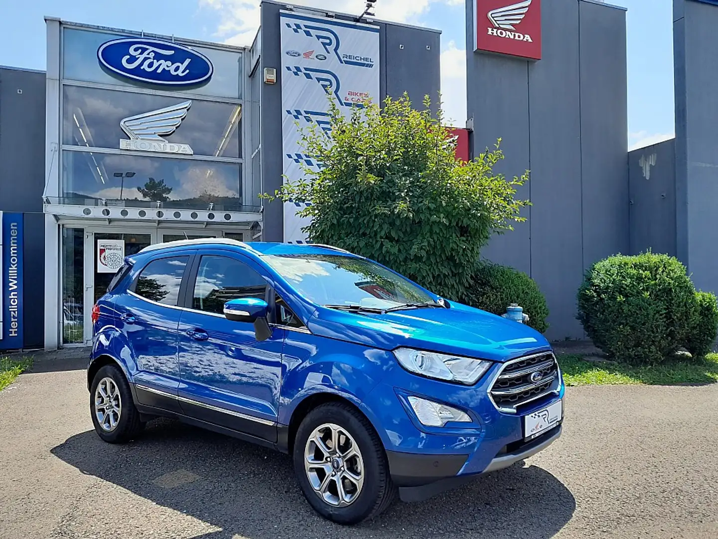 Ford EcoSport 1,0 EcoBoost Titanium Aut. Azul - 1