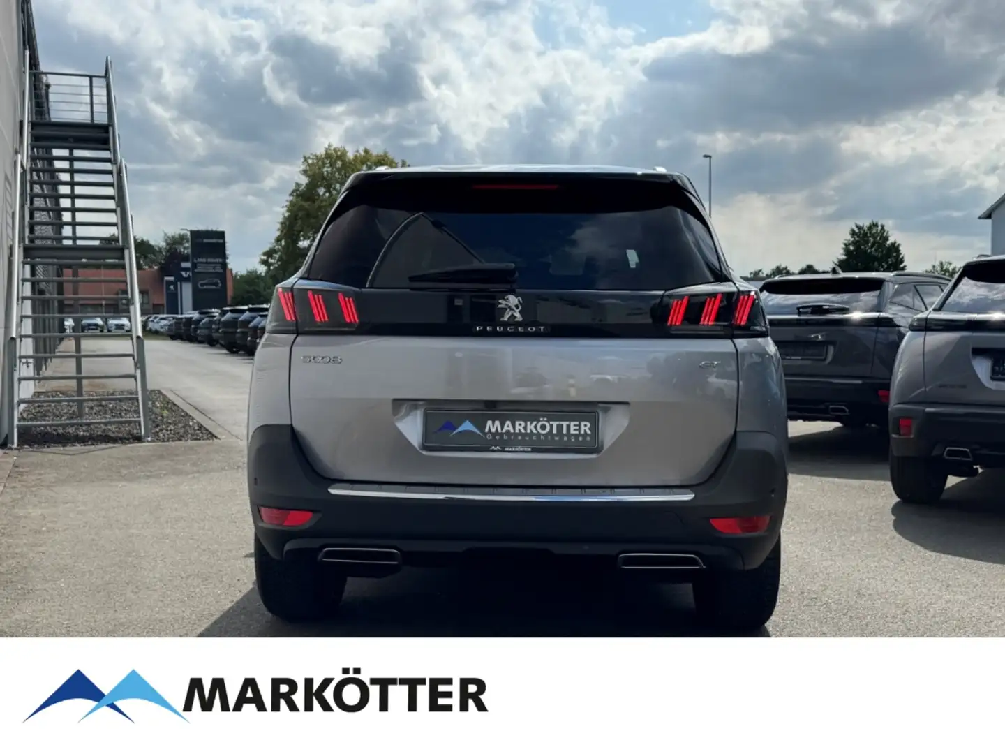 Peugeot 5008 GT BlueHDi EU6d  SHZ/BLIS/ACC/MSGE/CAM/DAB Gris - 2