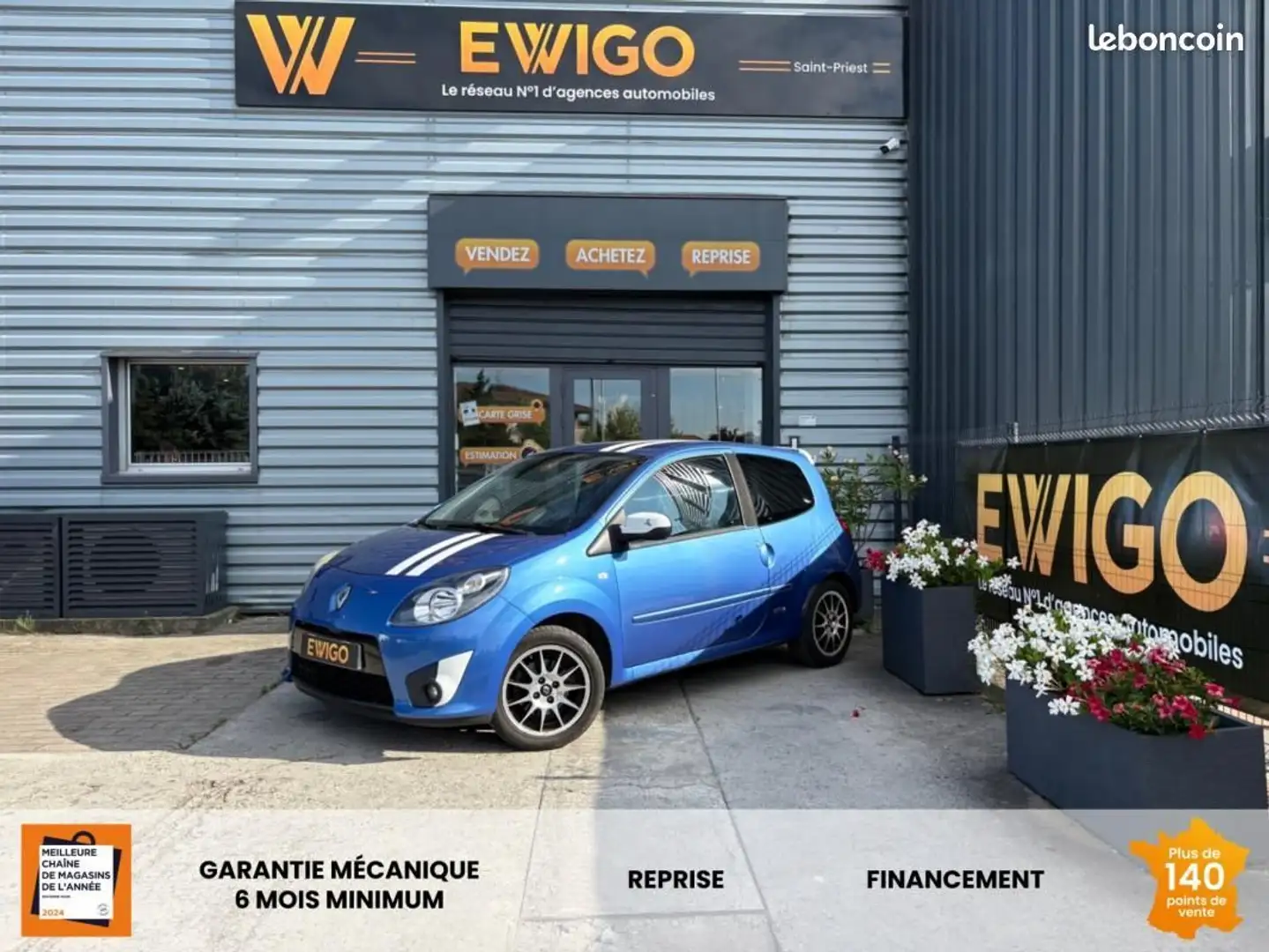 Renault Twingo 100ch GORDINI Bleu - 1