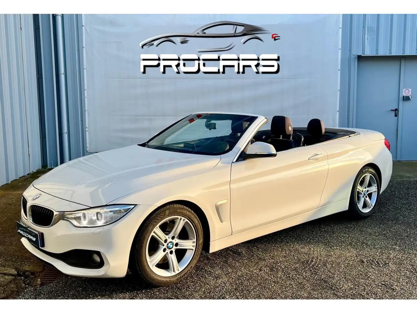 BMW 428 428i Cabriolet Lounge CABRIOLET F33 F83 428i PHAS Biały - 1