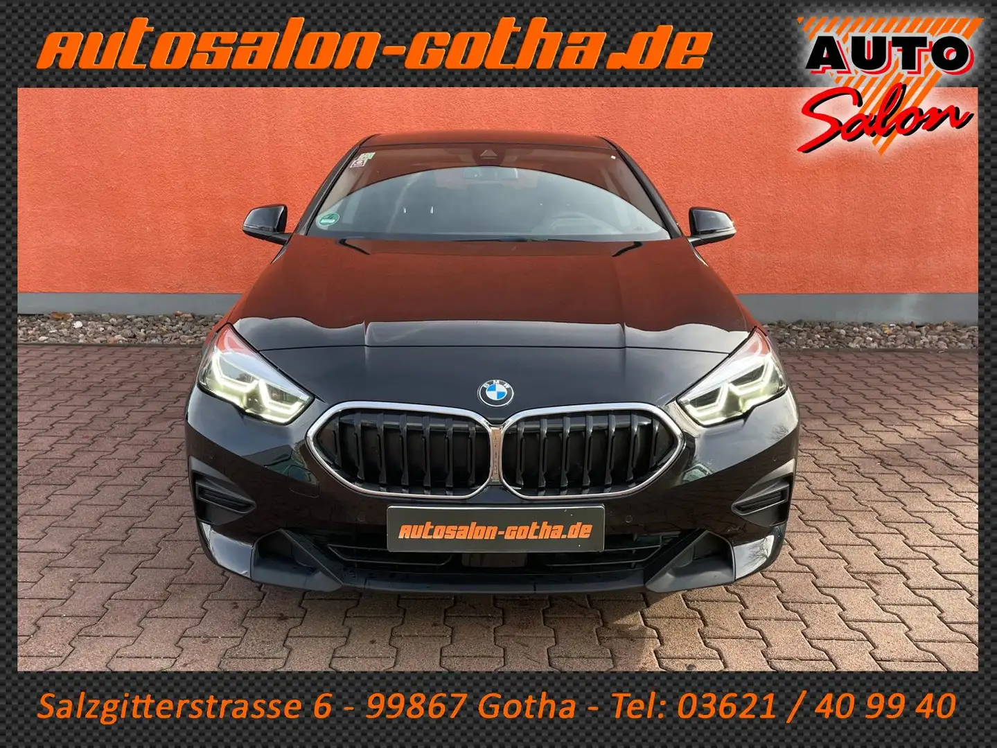BMW 218 d Gran Coupe Advantage LED+HuD SHZ NAVI APPS Zwart - 2