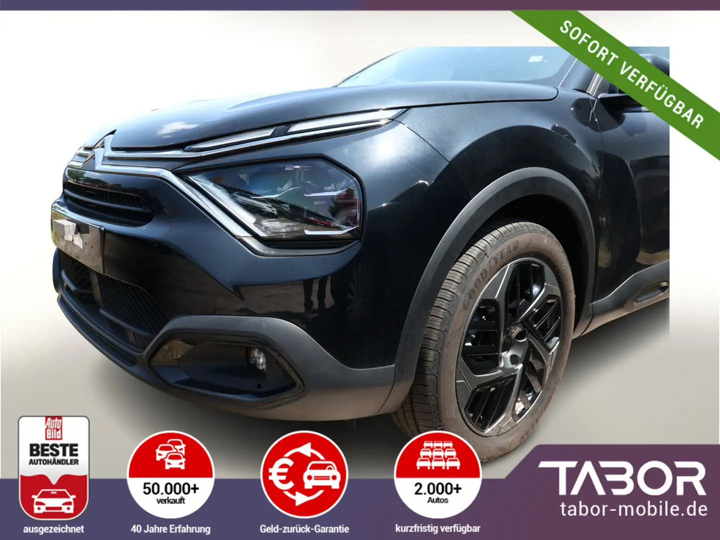 Citroen C4 X 130 EAT8 Feel Pack LED PDC Klima Temp 18Z Negro - 1