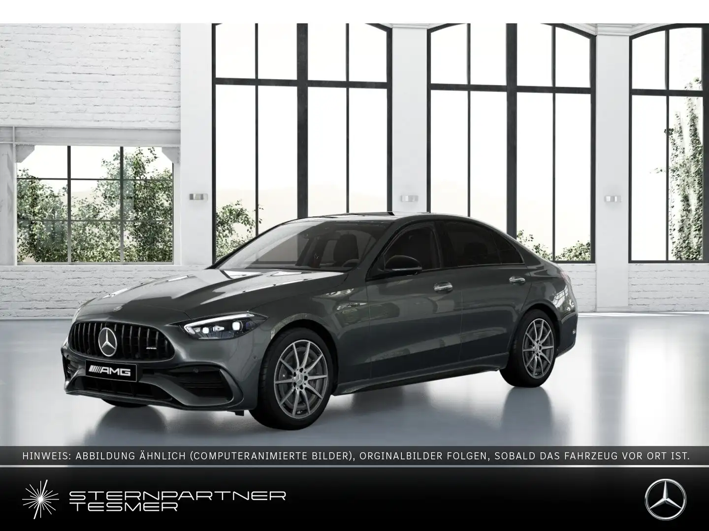Mercedes-Benz C 43 AMG C 43 4M AMG DIGITAL+PANO+DISTR+NIGHT+BURMESTER Gris - 1