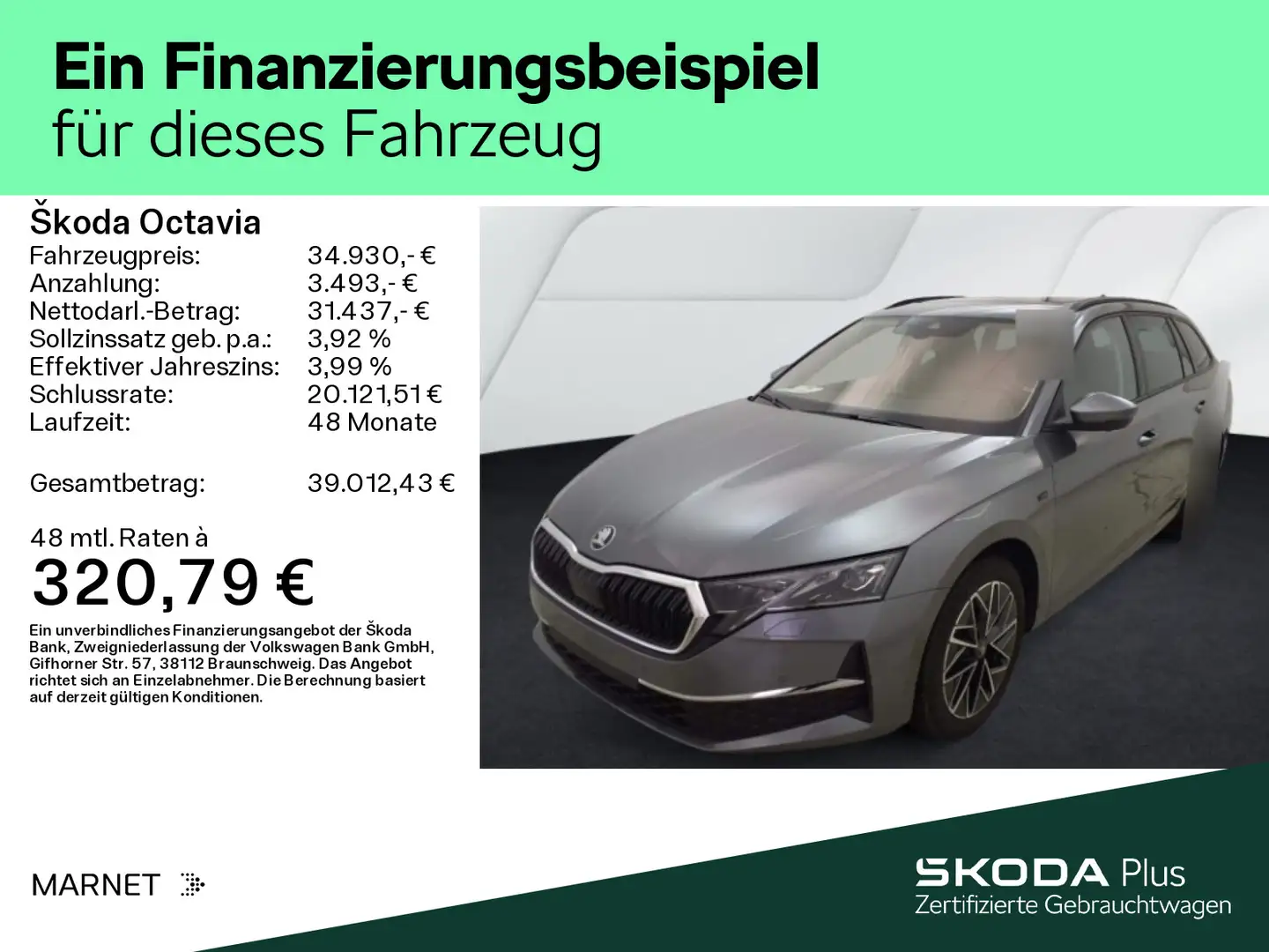 Skoda Octavia Combi 2.0 TDI DSG Tour Navi*AHK*Pano*StH Grijs - 2