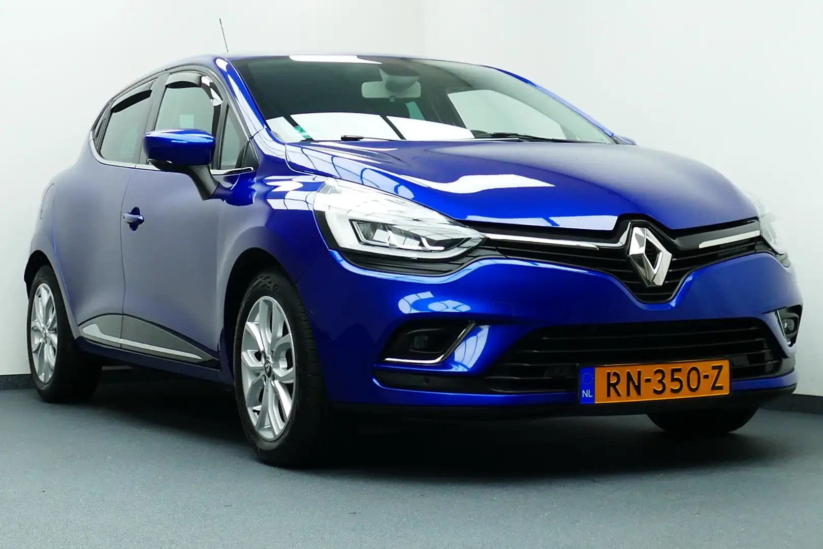 Renault Clio 1.2 120pk TCe Intens. Navi, Camera, Clima, Cruise, Blauw - 2