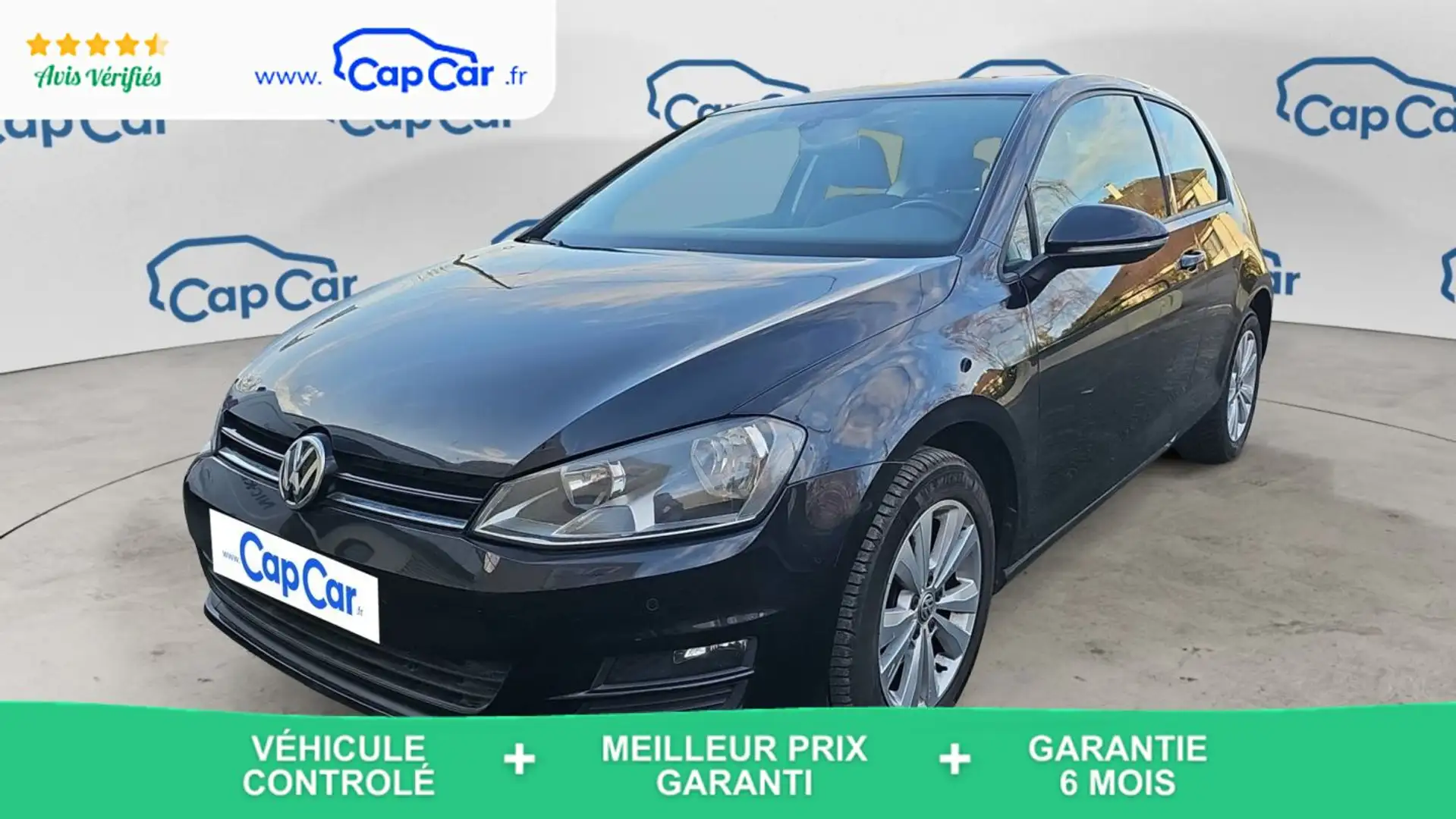 Volkswagen Golf VII 1.6 TDI 105 Confortline Business Noir - 1