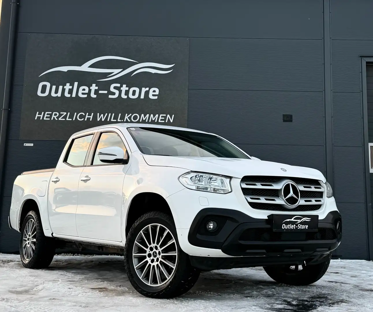 Mercedes-Benz X 250 d 4Matic Doppelk.*1.Besitz*AHK*Nur 59.000KM*MwSt.* Weiß - 1