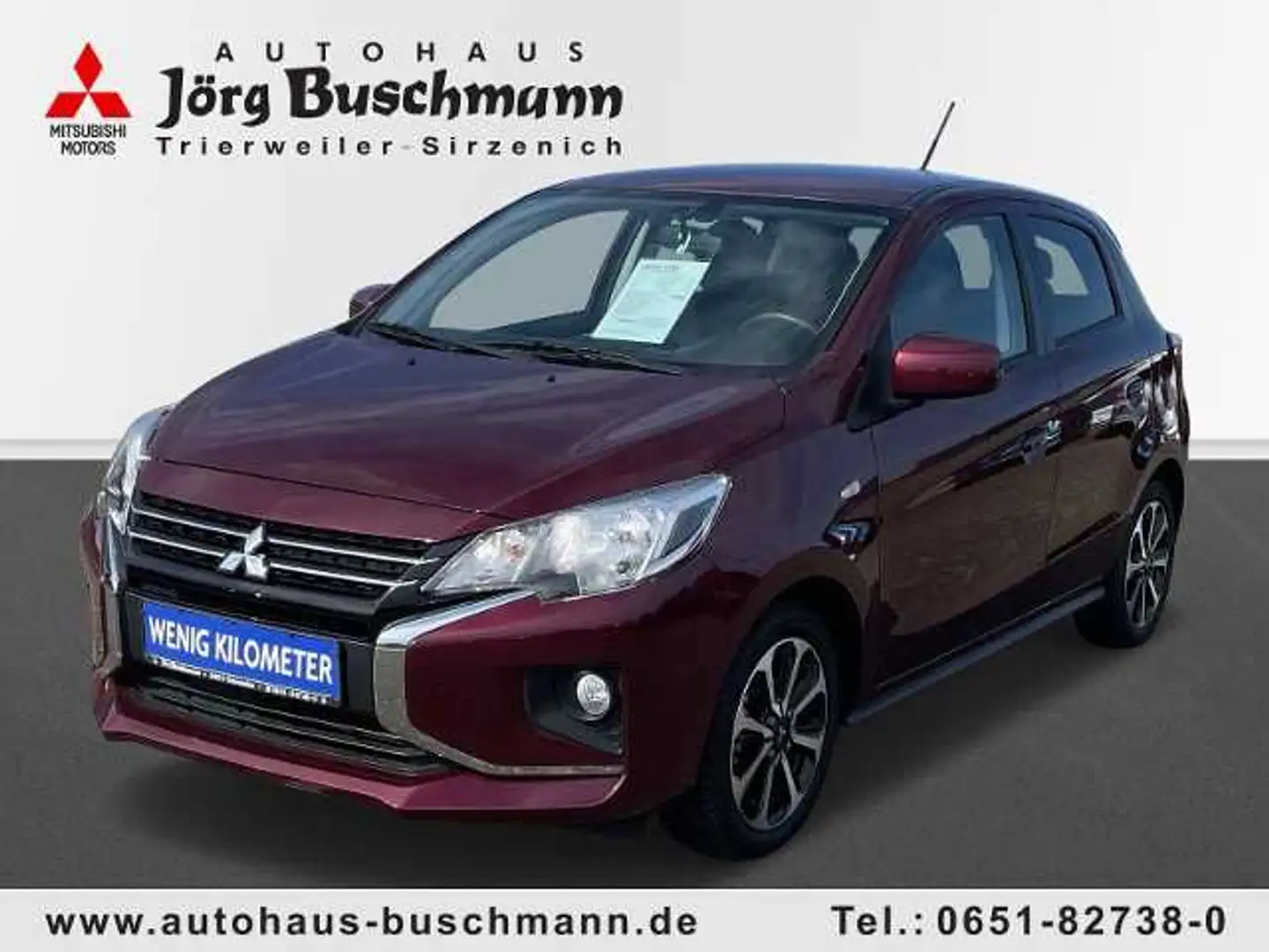 Mitsubishi Space Star 1,2 Select+, Klima,SHZ,RFK Rot - 1