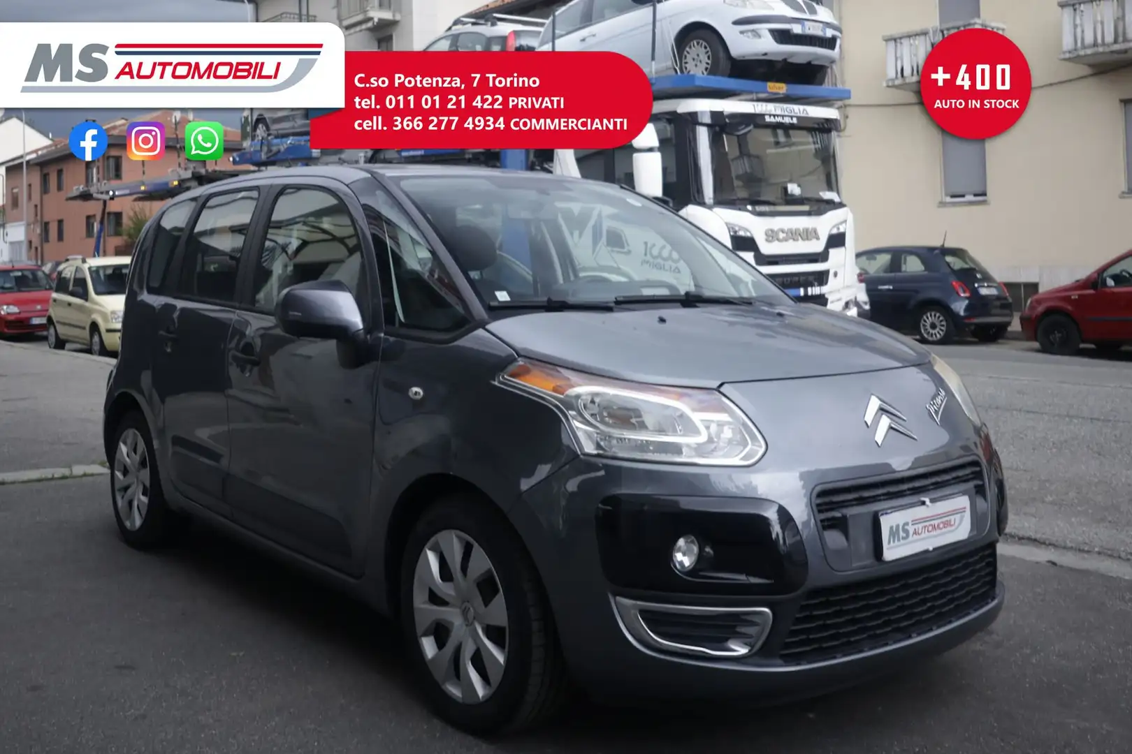 Citroen C3 Picasso Citroën C3 Picasso 1.6 VTi 120 Perfect Unicopropr Šedá - 1
