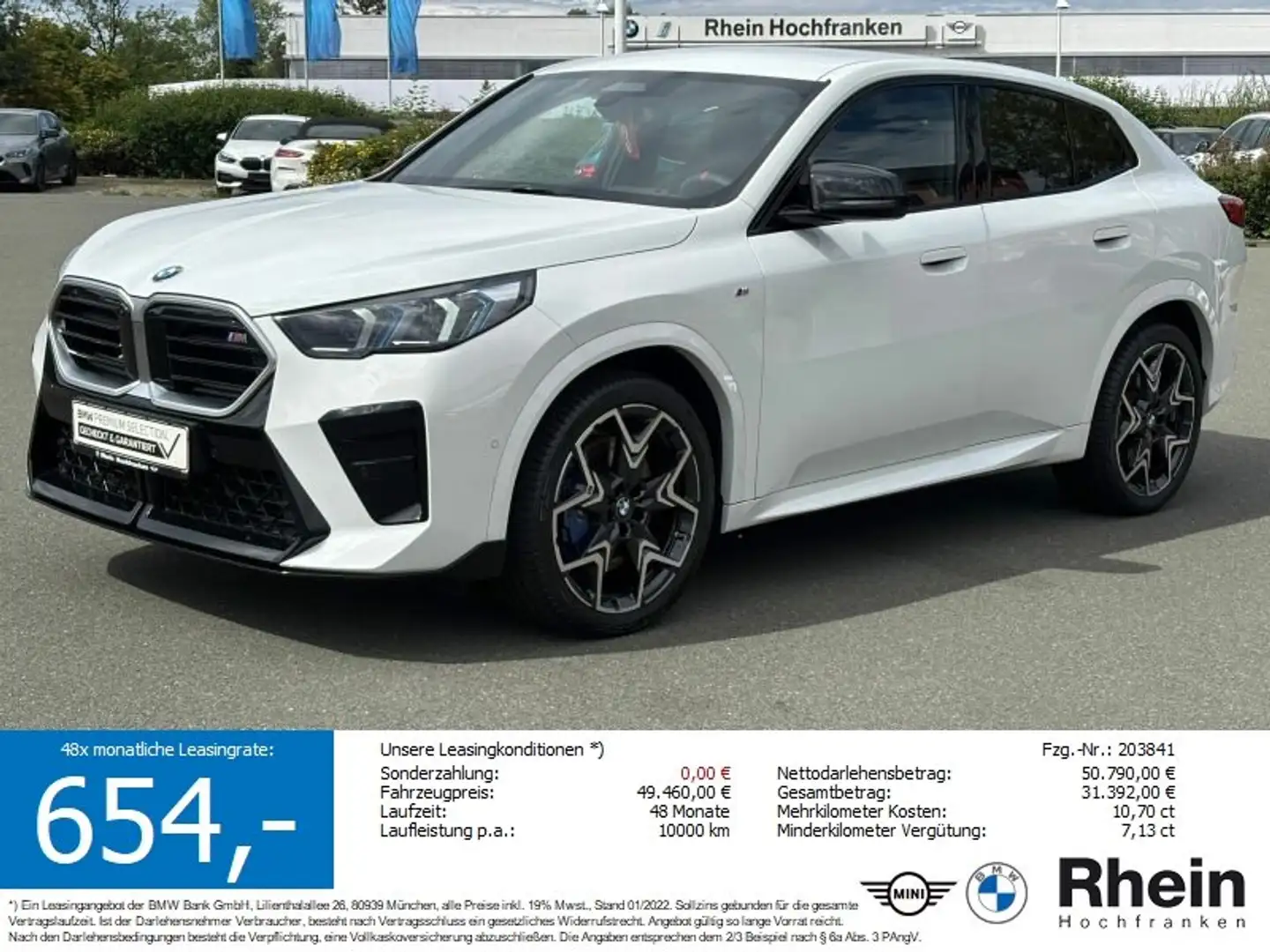 BMW X2 M35i xDrive 1000 € AKTIONSPRÄMIE Weiß - 1