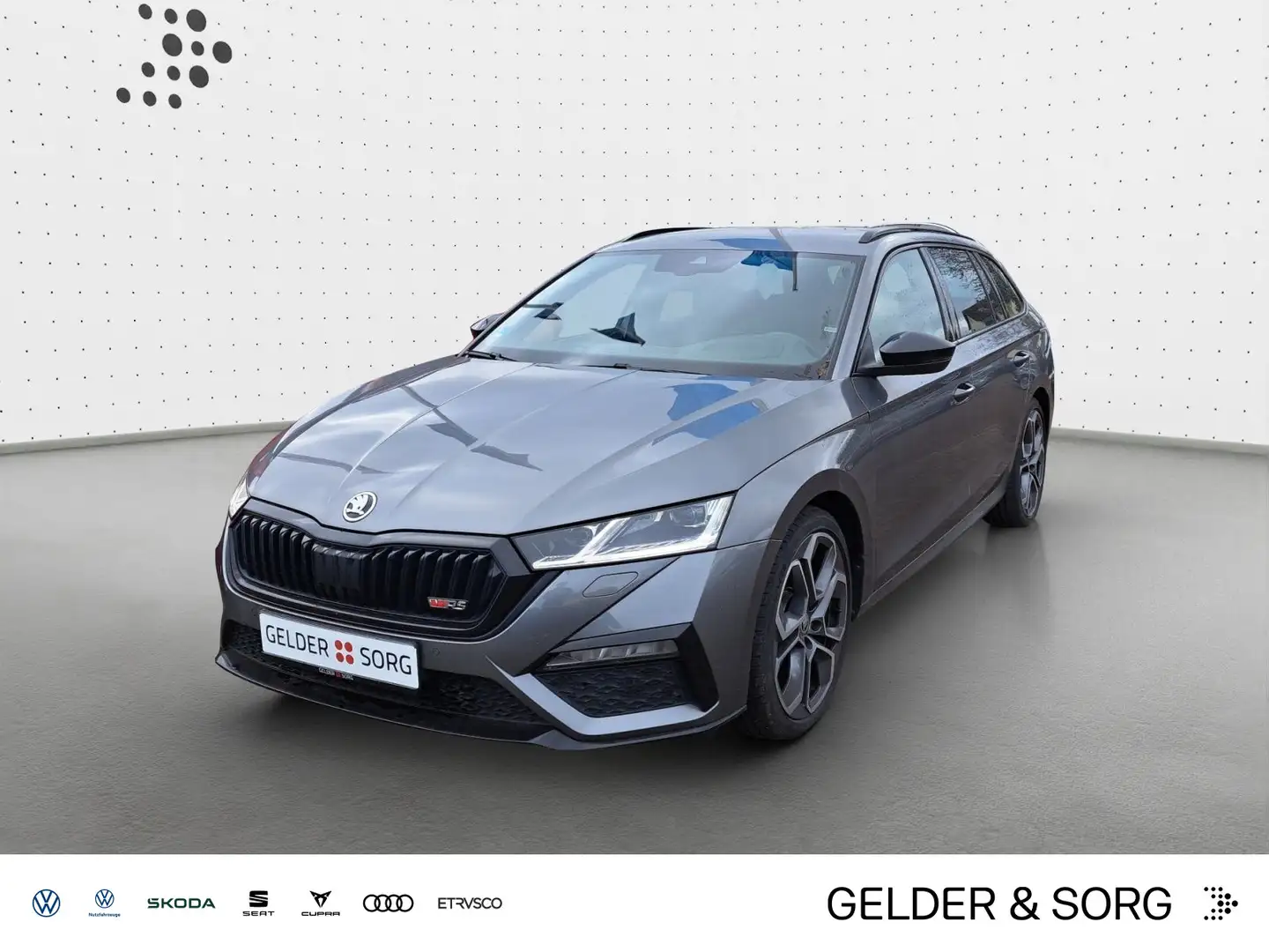 Skoda Octavia Combi RS 2.0 TDI Stand*AHK*HuD*RFK*LED Grijs - 1