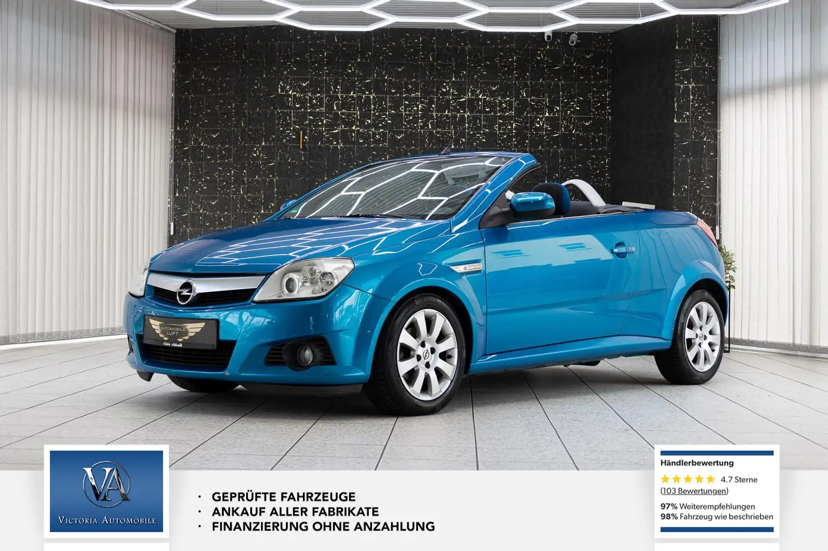 Opel Tigra Twin Top Enjoy Bleu - 1