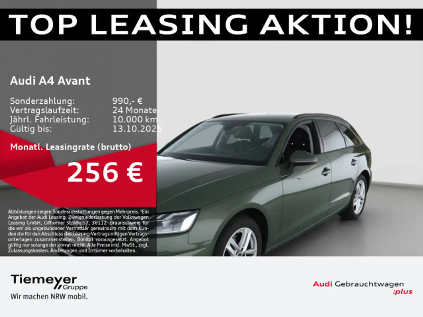 Audi A4 35 TDI LM17 KAMERA NAVI+ LED Grün - 1
