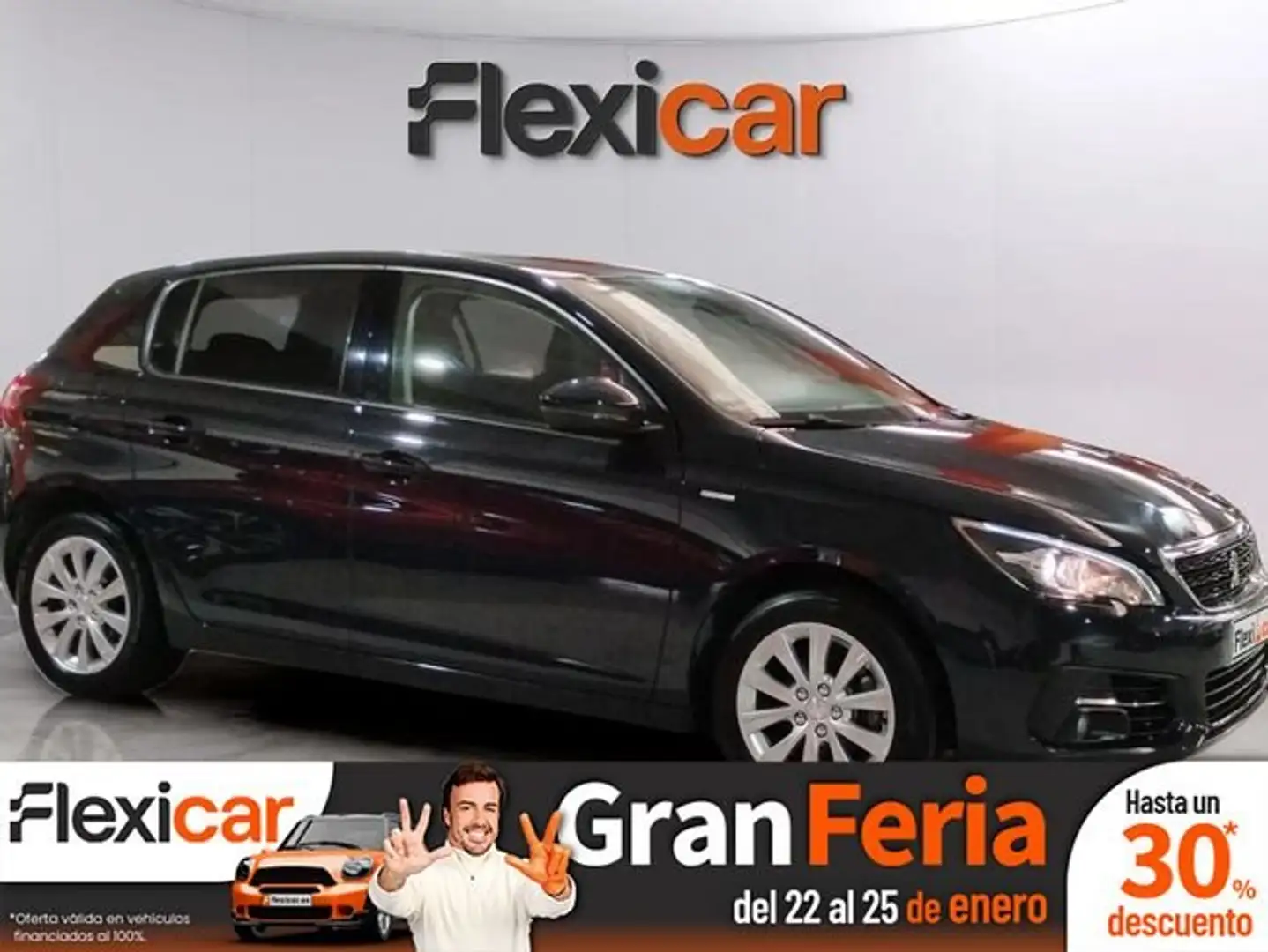 Peugeot 308 1.2 PureTech S&S Style 110 Noir - 1