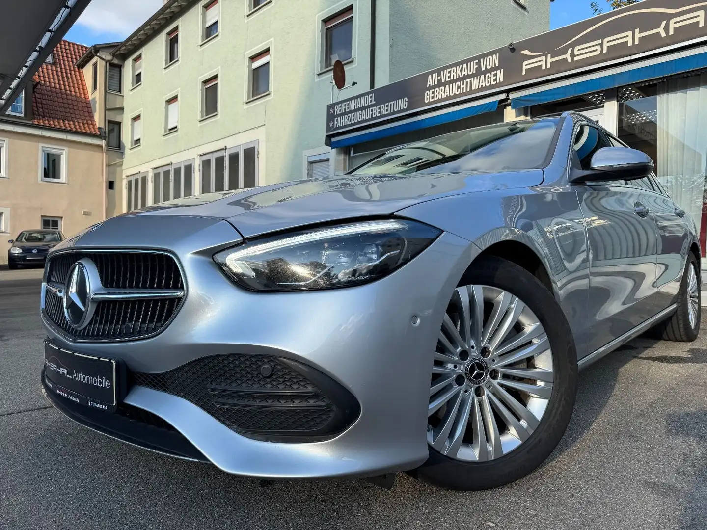 Mercedes-Benz C 200 T d*9G-Tronic*Digital*LED*AHK*NAVI*RFK* Silber - 1