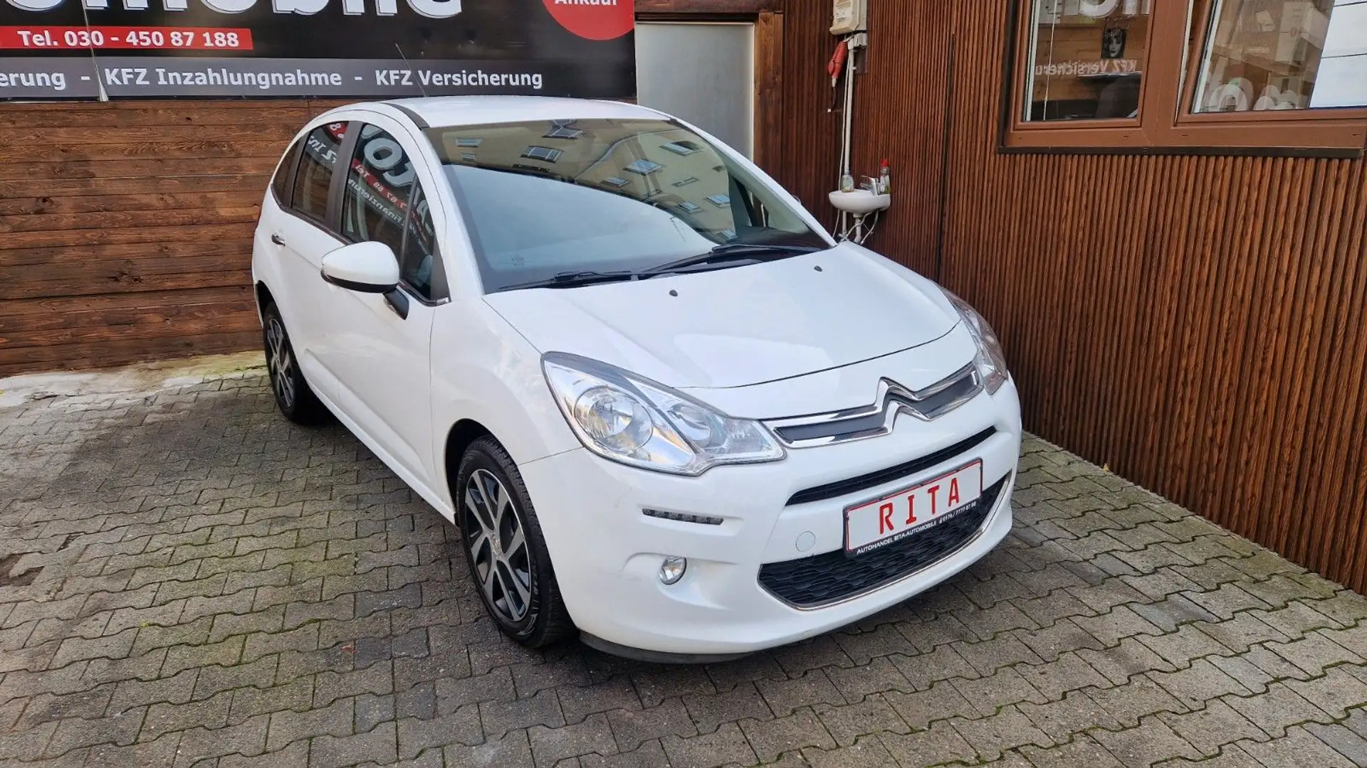 Citroen C3 Automatik, Tempomat, PDC, Nichtraucher Weiß - 2