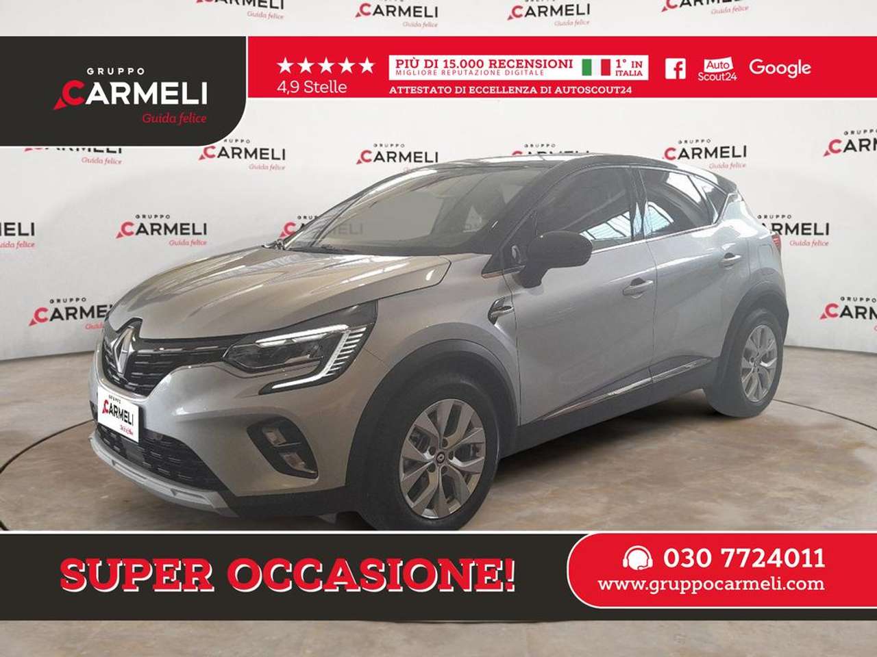 Renault Captur 1.6 plug-in hybrid Intens E-Tech 160cv auto my21