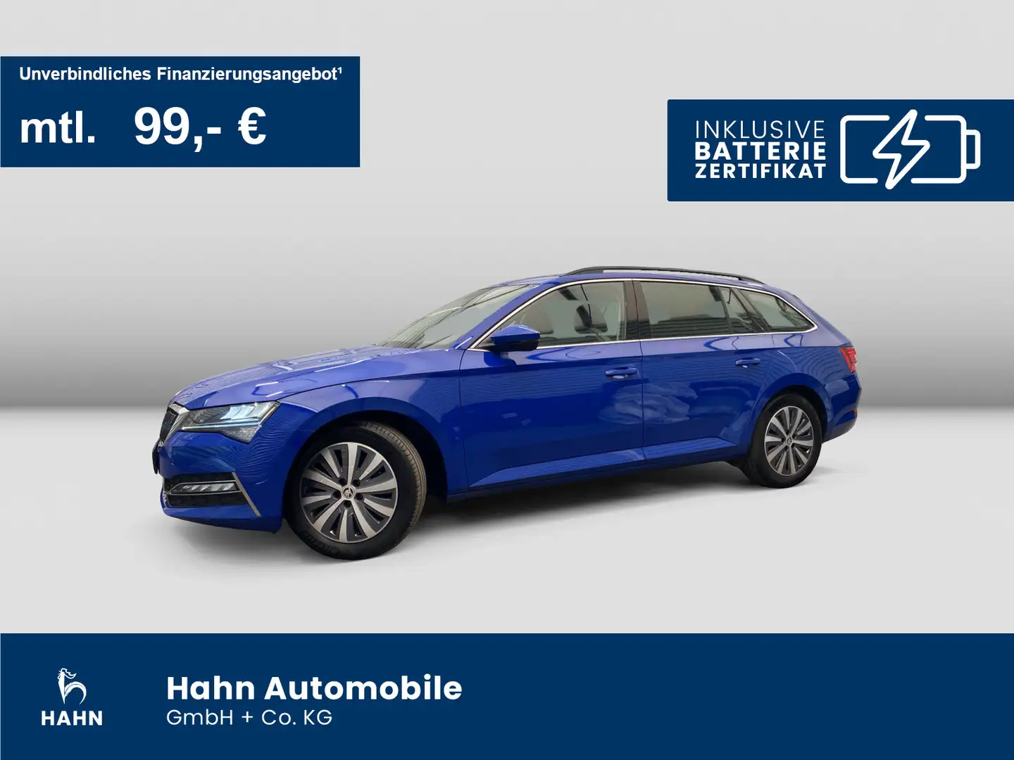 Skoda Superb Combi 1.4TSI iV DSG Ambition  DCC Virtual Bleu - 1