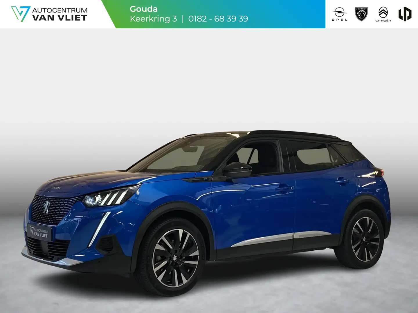 Peugeot e-2008 EV GT 50kWh 136pk 3-FASE Alcantara | Navigatie | E Blauw - 1