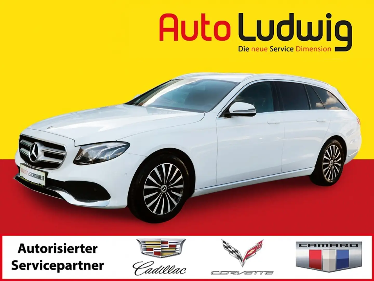 Mercedes-Benz E 200 d T Aut. Avantgarde*NAVI*LEDER*LED*AHK*PARKTRON... Weiß - 1