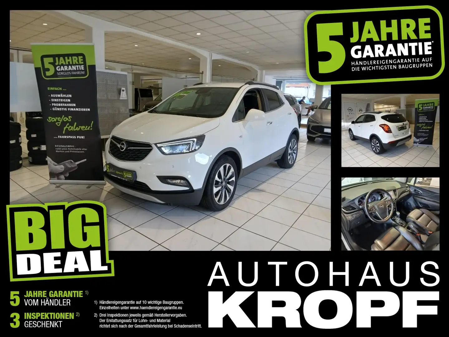 Opel Mokka X 1.4T LED+Navi+SHZ+Winterp.+2xKlima+Kam. Blanc - 1