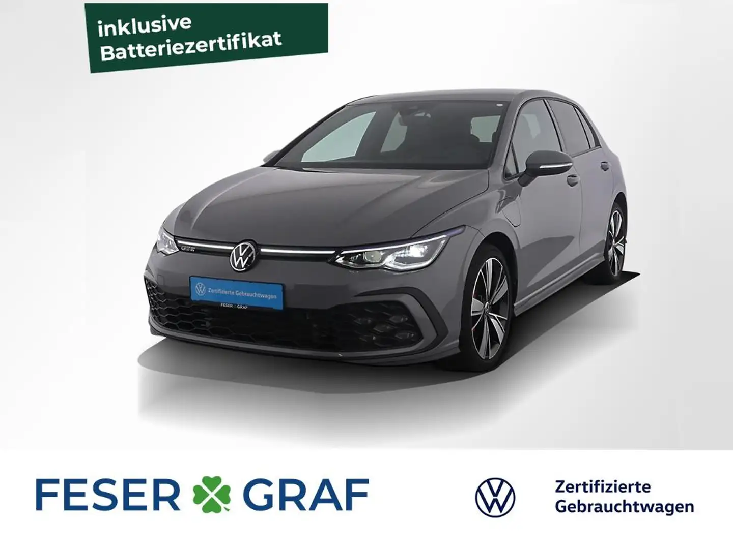 Volkswagen Golf 8 GTE 1.4 TSI Navi R-Kamera HUD LED ACC 18" Grau - 1