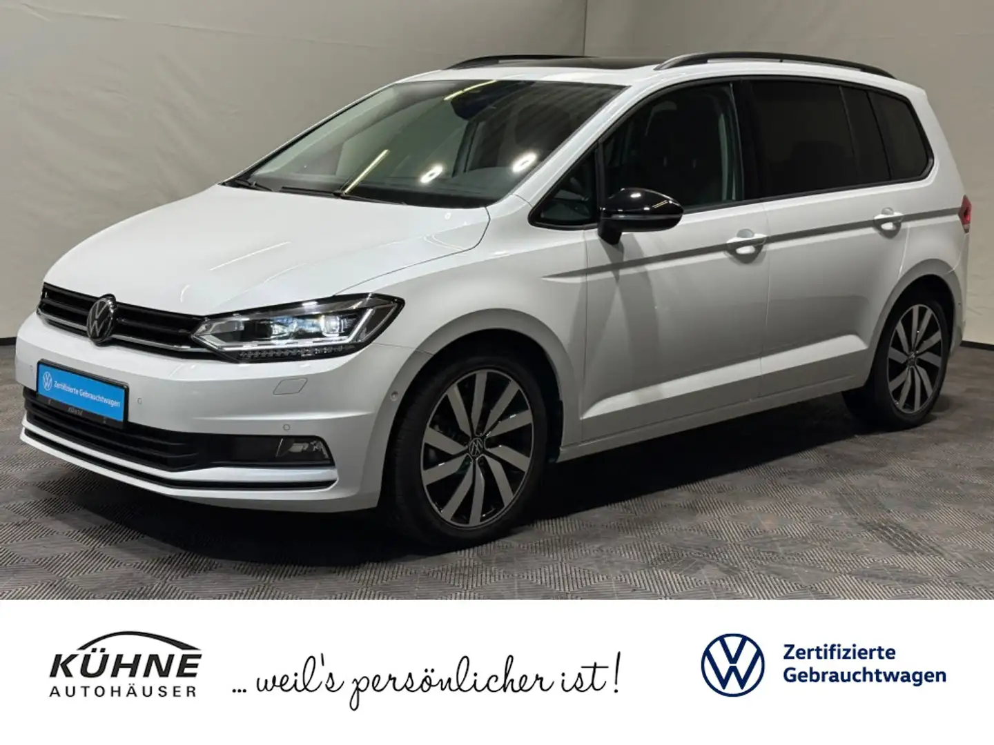 Volkswagen Touran Highline 1.5 TSI DSG Black Style | PANO Weiß - 1