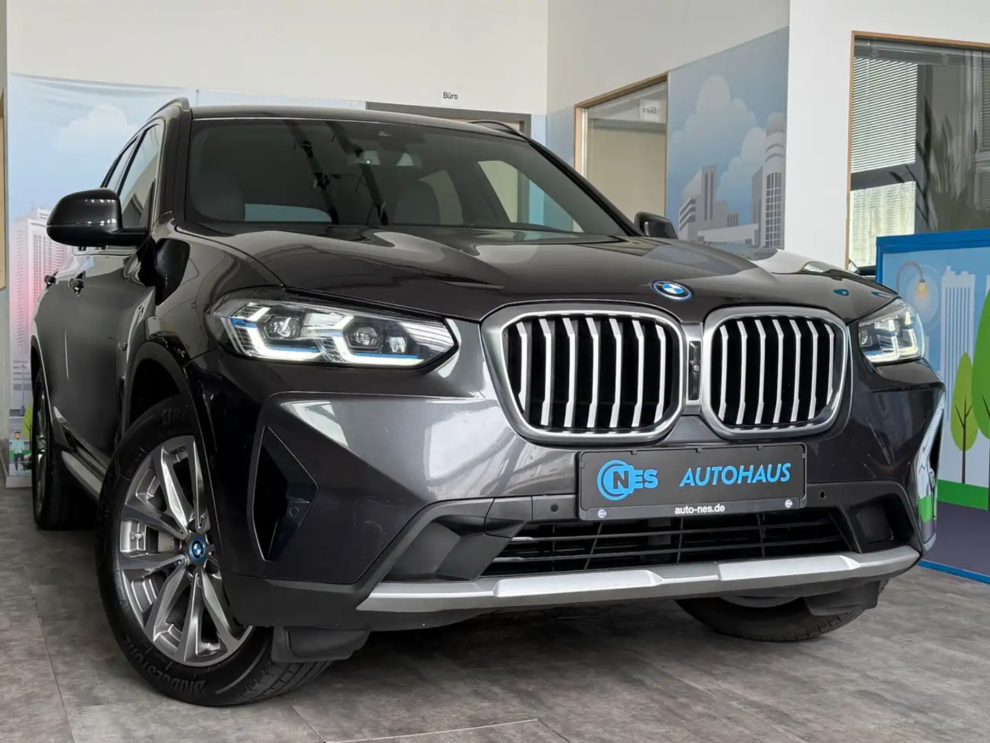 BMW X3 30e xDr*LASER*360*LEDER*KEY*HUD*M SPORT L*19' Grau - 2