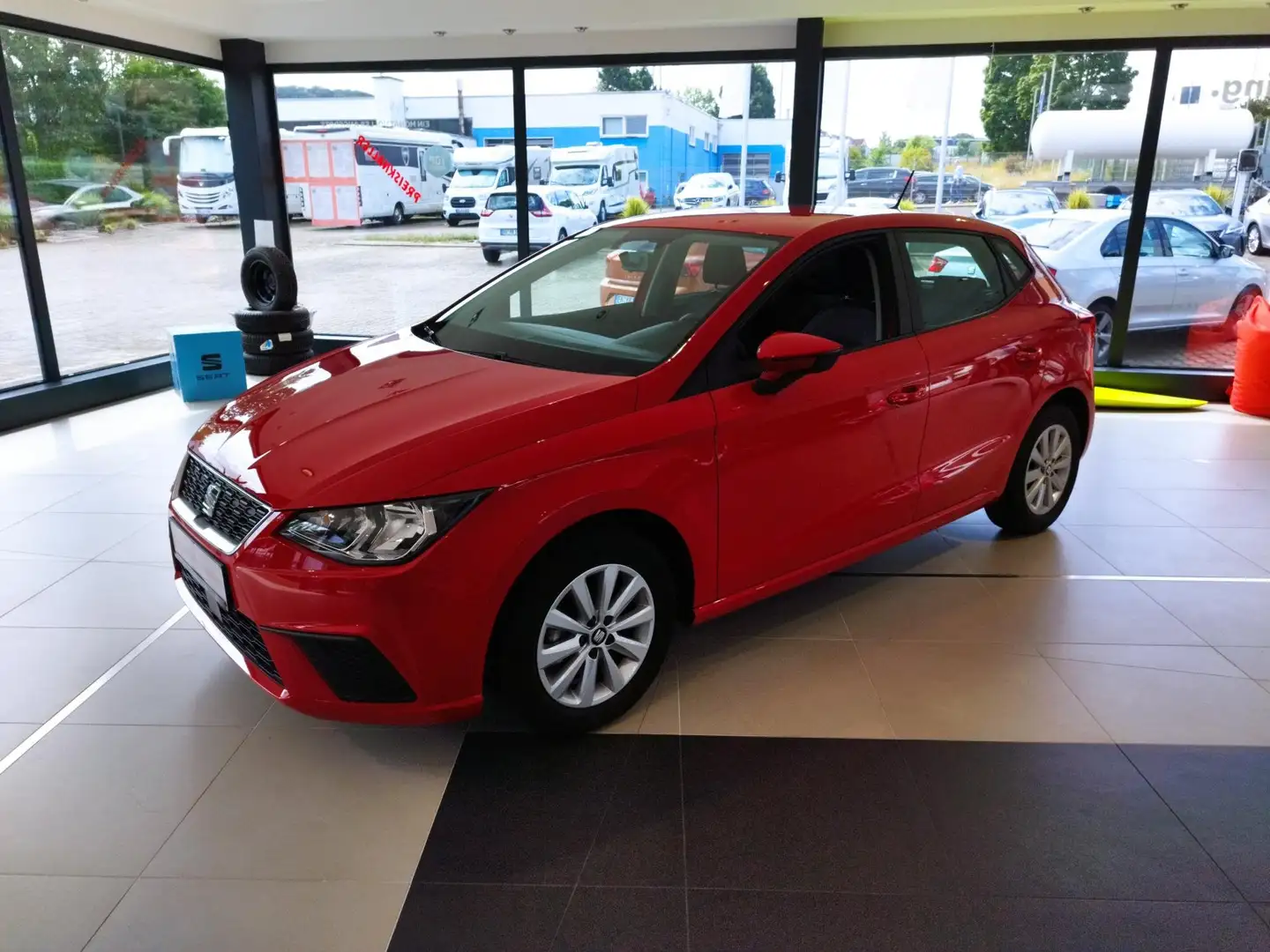 SEAT Ibiza 1.0 TGI Style*Navi*SHZ*Allwetter Rouge - 2