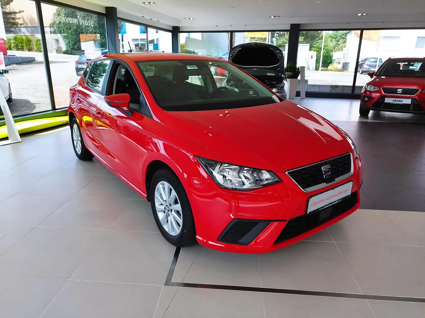 SEAT Ibiza 1.0 TGI Style*Navi*SHZ*Allwetter Rouge - 1