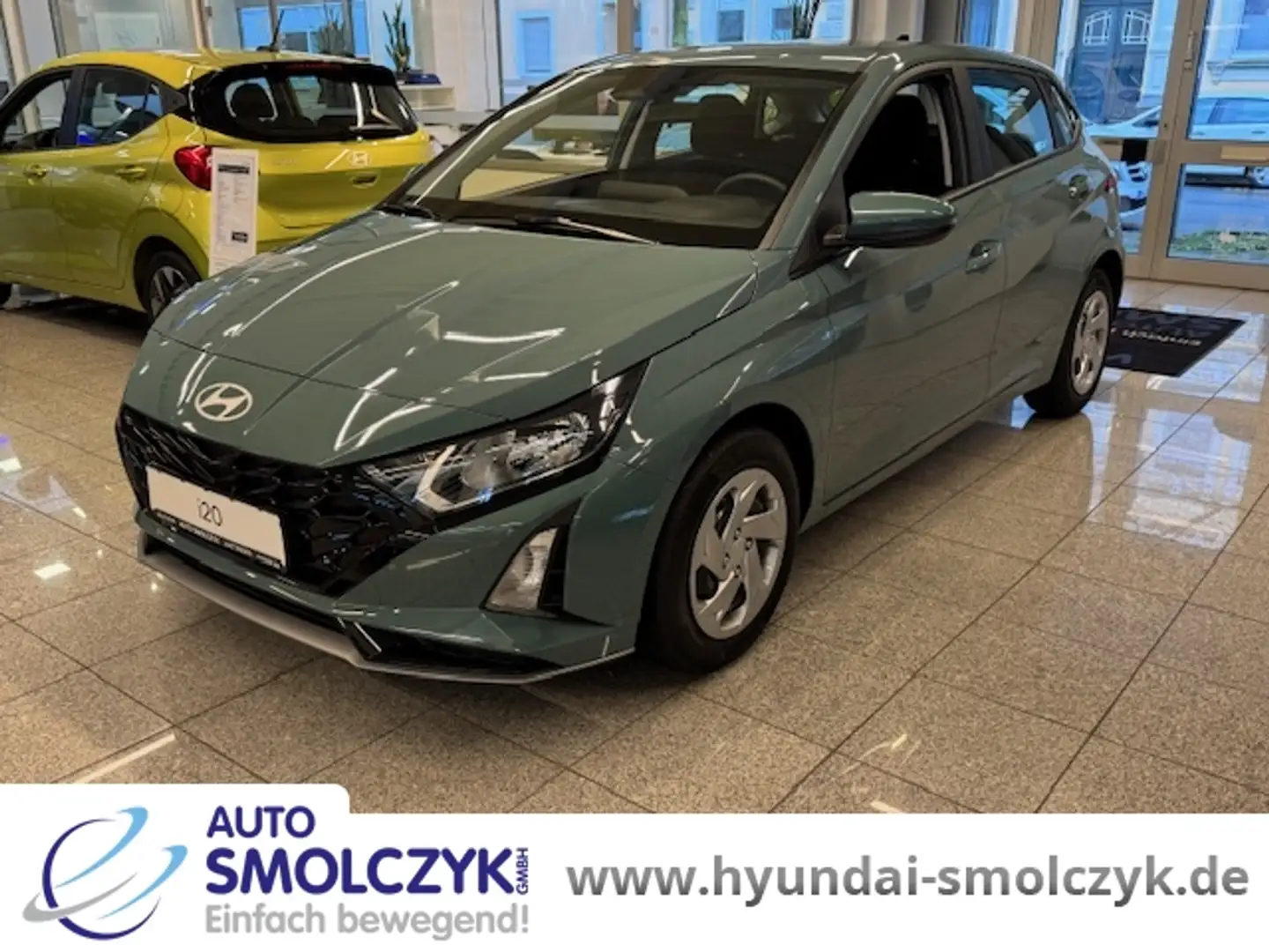 Hyundai i20 1.0 T SELECT NAVI+PDC+KAMERA+PDC+DAB Grün - 1
