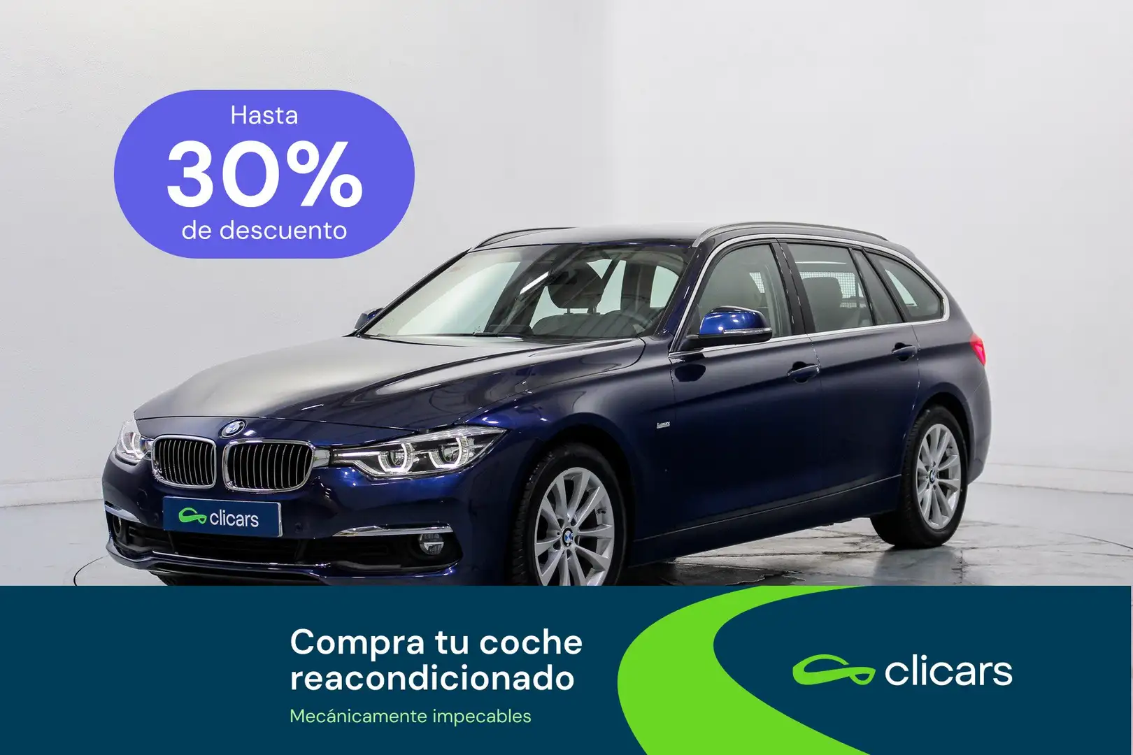 BMW 318 318dA Touring Azul - 1