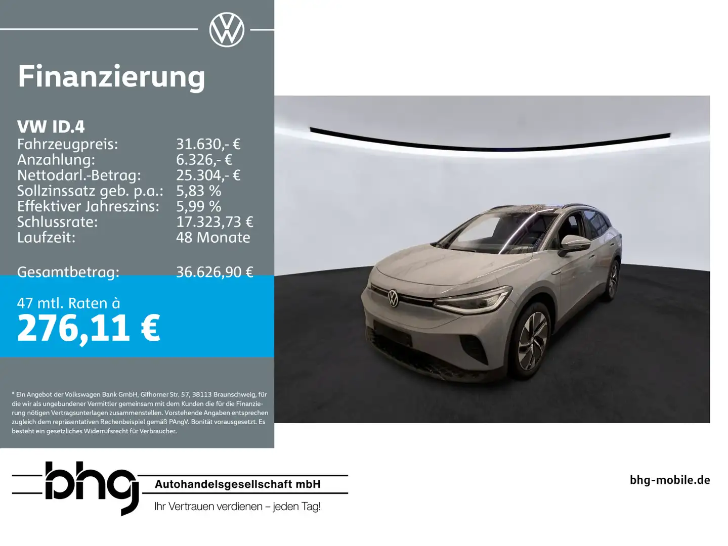 Volkswagen ID.4 Pro Gris - 1
