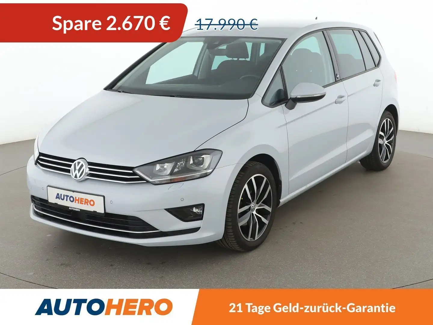 Volkswagen Golf Sportsvan 1.4 TSI Sound BM Aut. *ACC*PDC*BI-XENON* Blanc - 1