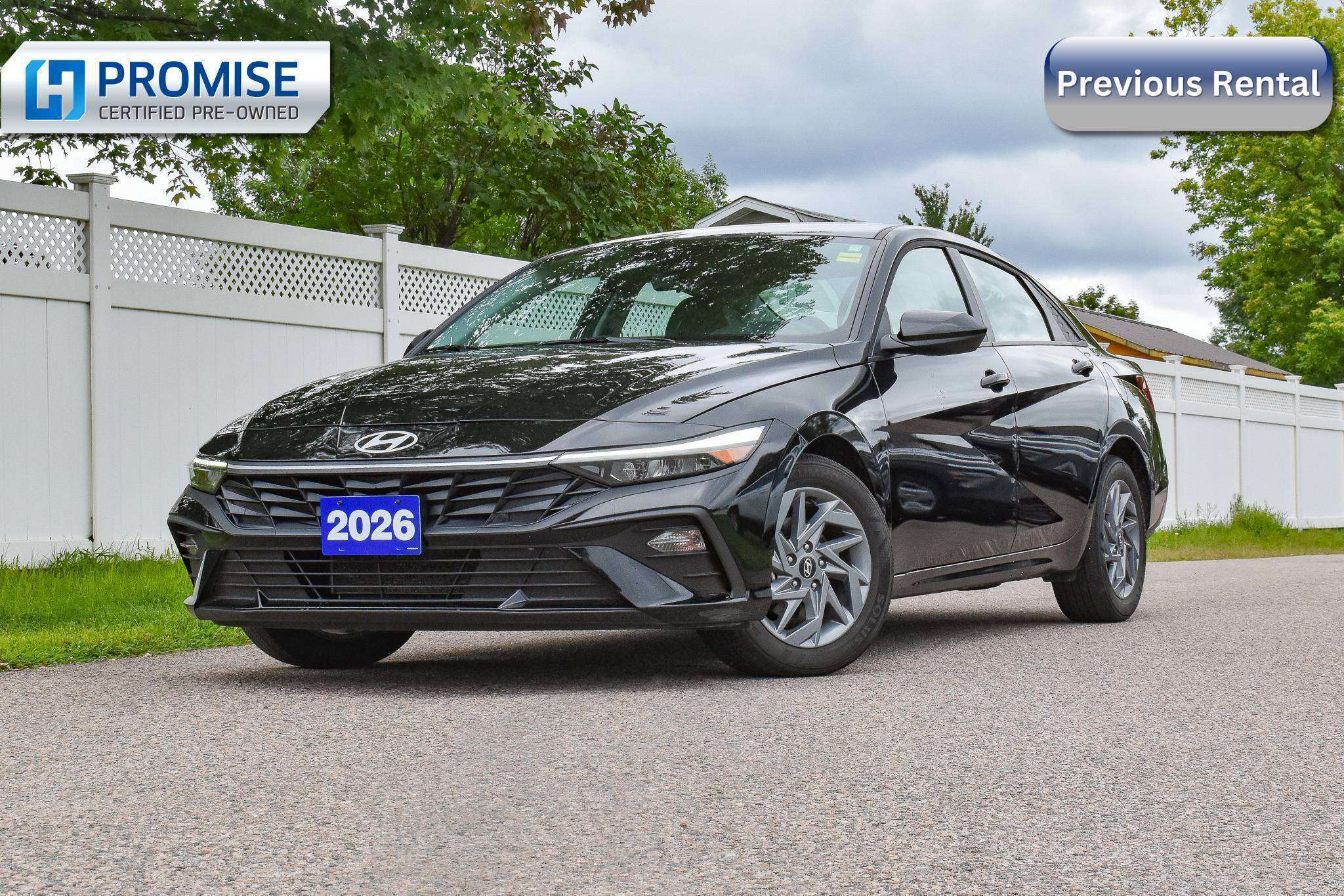 Black 2026 Hyundai Elantra Sedan  Automatic