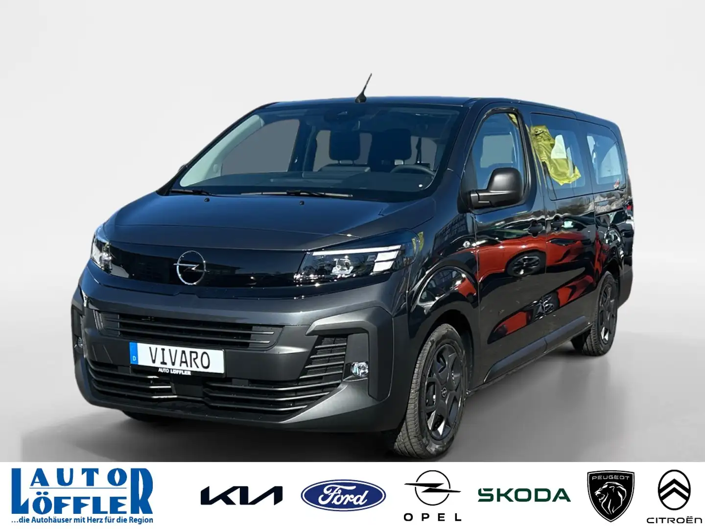 Opel Vivaro 9-Sitzer L3 177 PS AT 8 AHK RFK DAB LHZ SHZ Klima Grau - 1