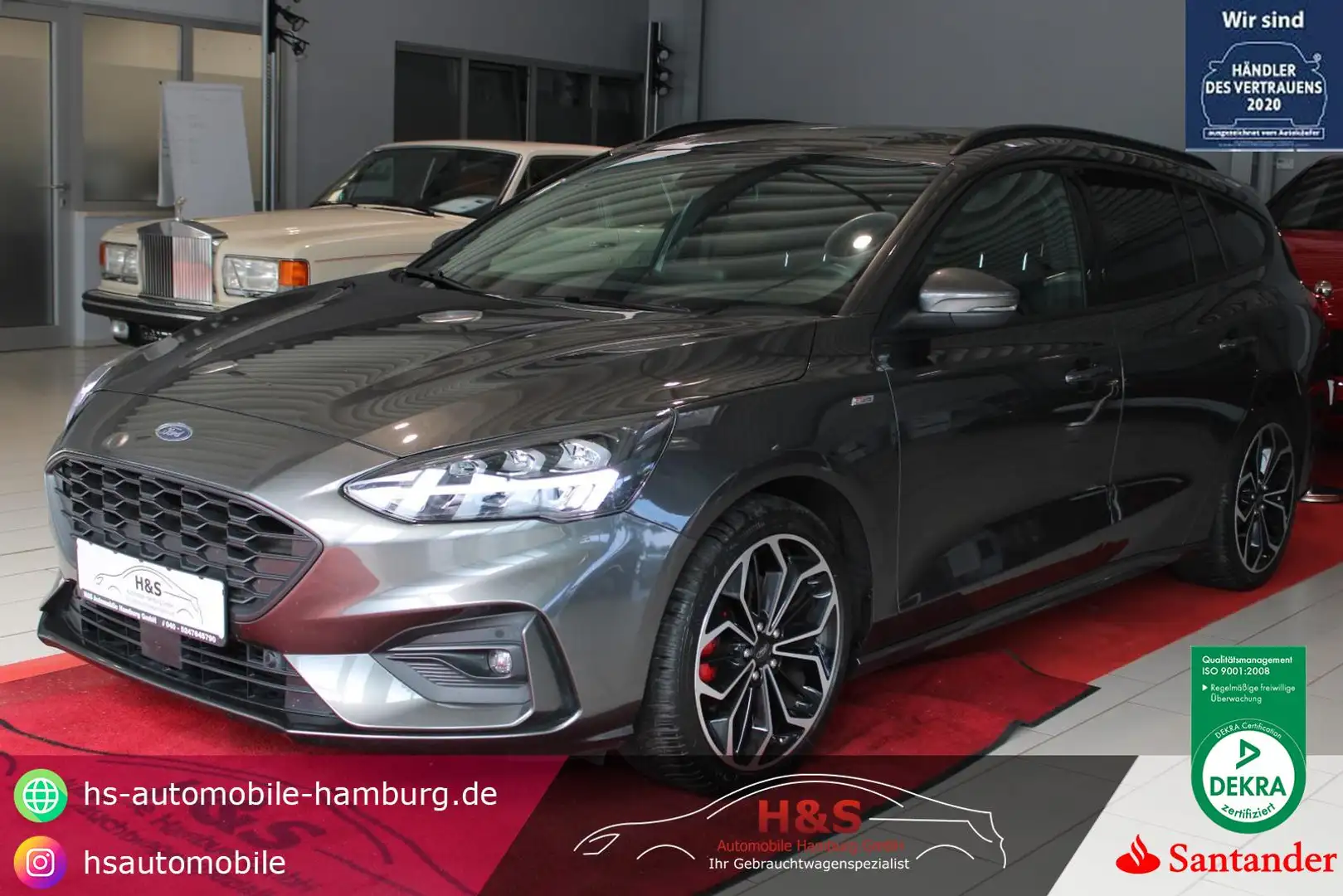 Ford Focus Turnier 1.5 EcoBoost ST-Line Grau - 1