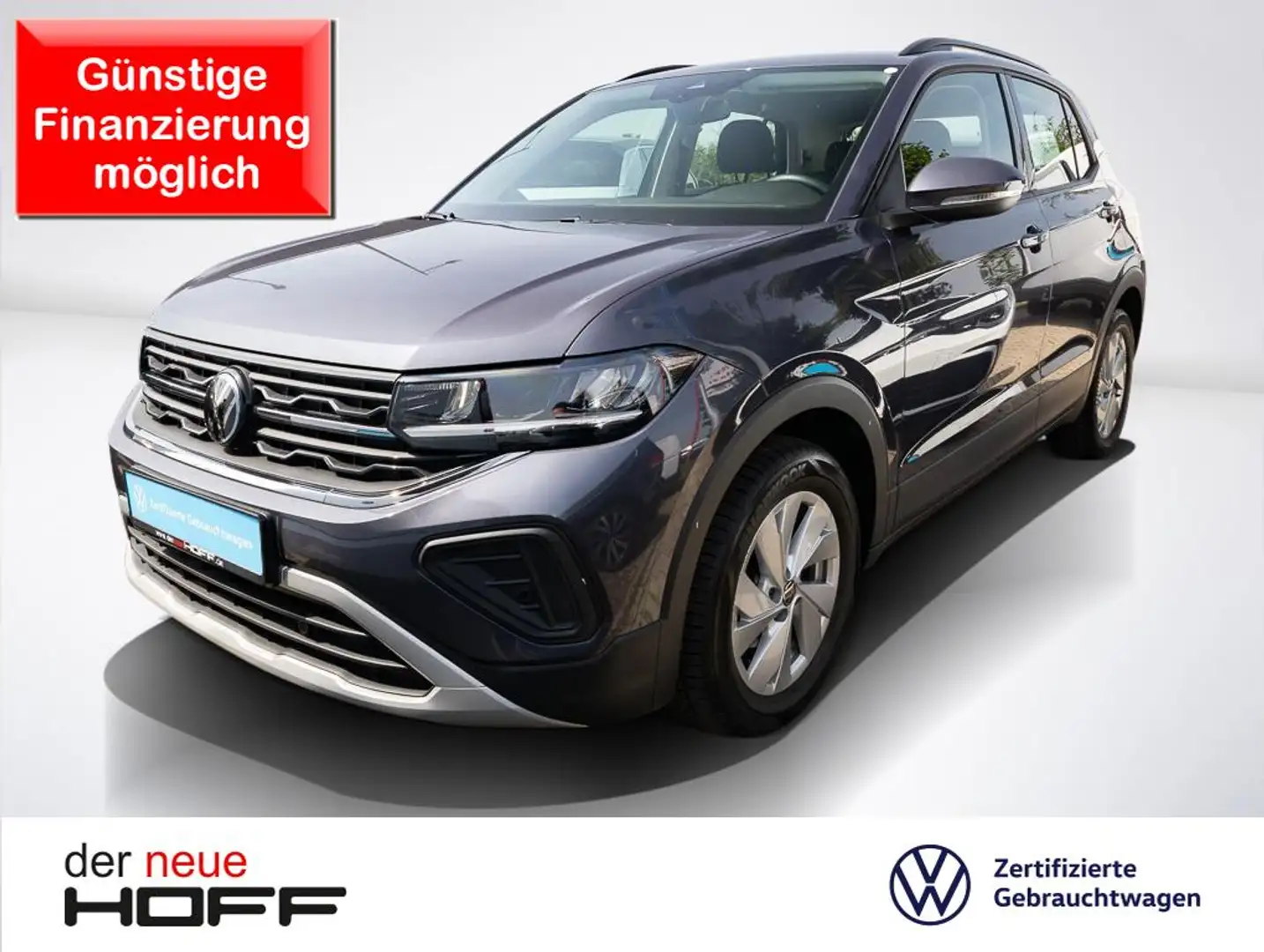 Volkswagen T-Cross 1.0 TSI Life Anschlussgarantie Kamera Navi Gris - 1
