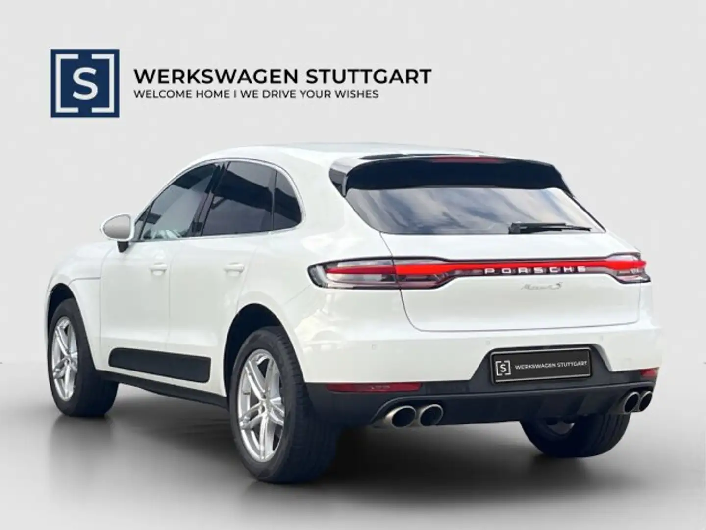Porsche Macan S Autom./Klima/BC/eFH. Sound-System BOSE/MF-Lenkrad/Tempomat/Allrad/Radioempfang digital (DAB+)/Rücksitzlehne geteilt Weiß - 2