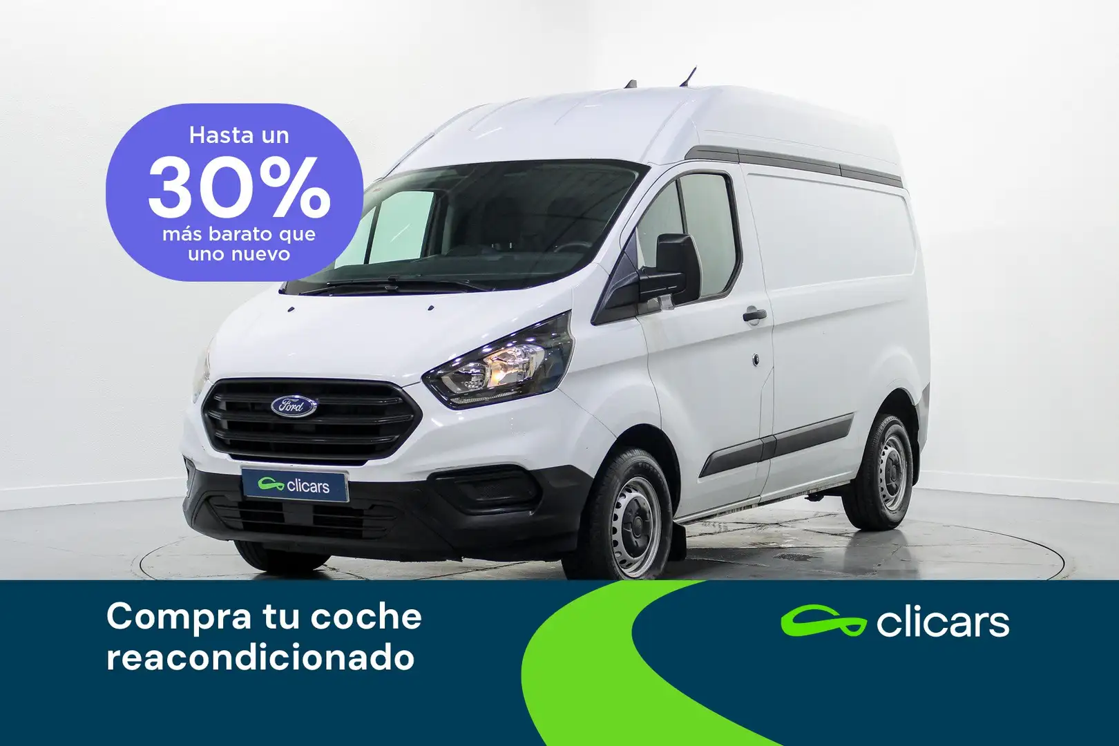 Ford Transit Custom FT 260 L1 Van Ambiente 105 Blanc - 1