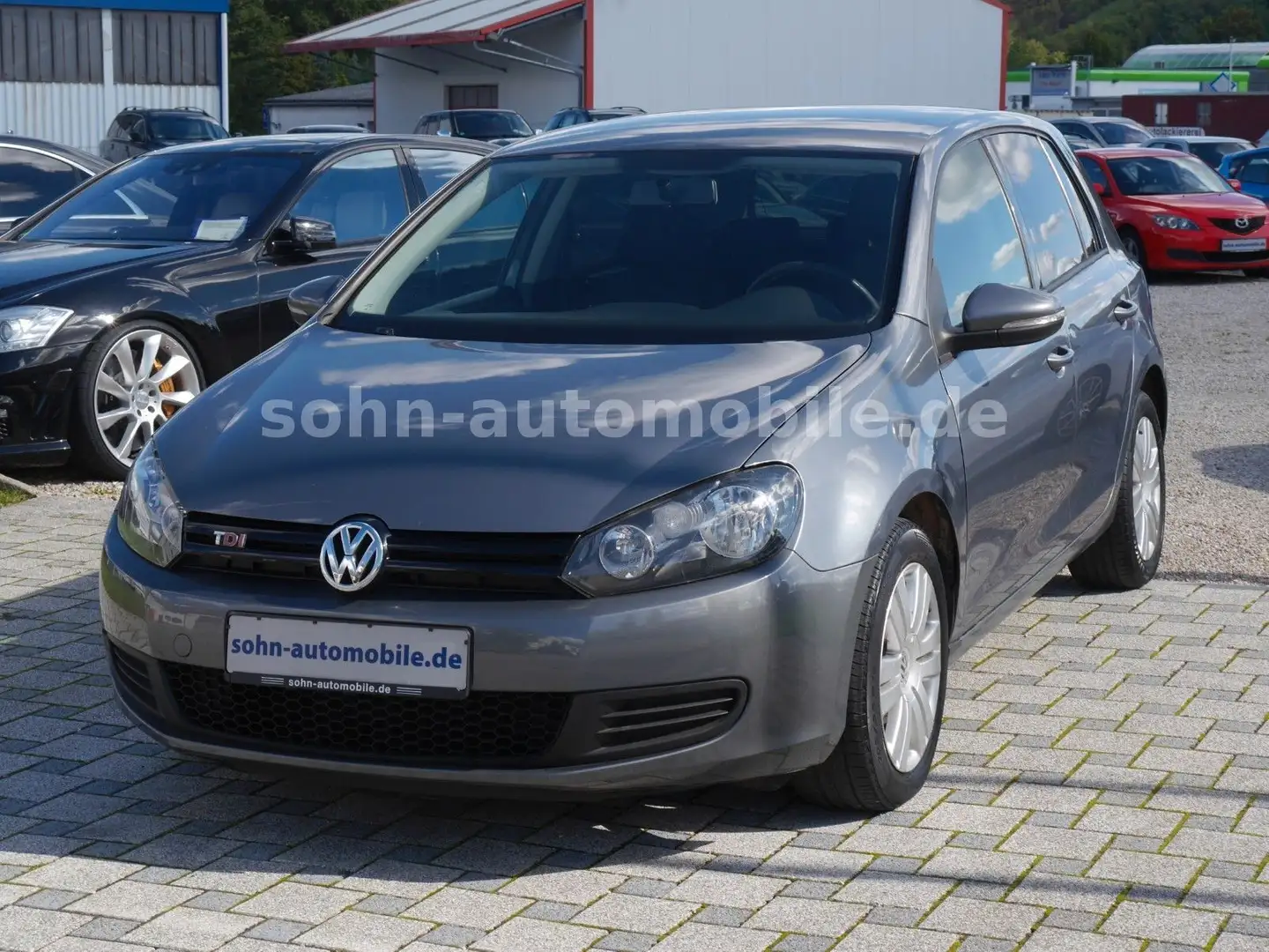 Volkswagen Golf VI TDI Trend Klima/SR+WR/TÜV NEU Gris - 1