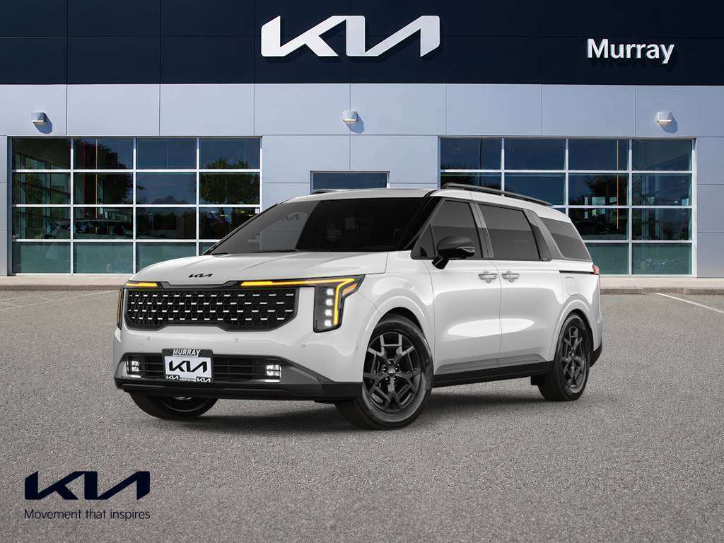 Snow White Pearl 2027 Kia Carnival Hybrid Minivan Front-Wheel Drive Automatic