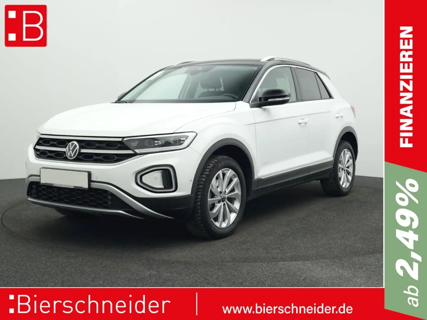 Volkswagen T-Roc 1.5 TSI DSG Style AHK NAVI ACC LED+ Weiß - 1
